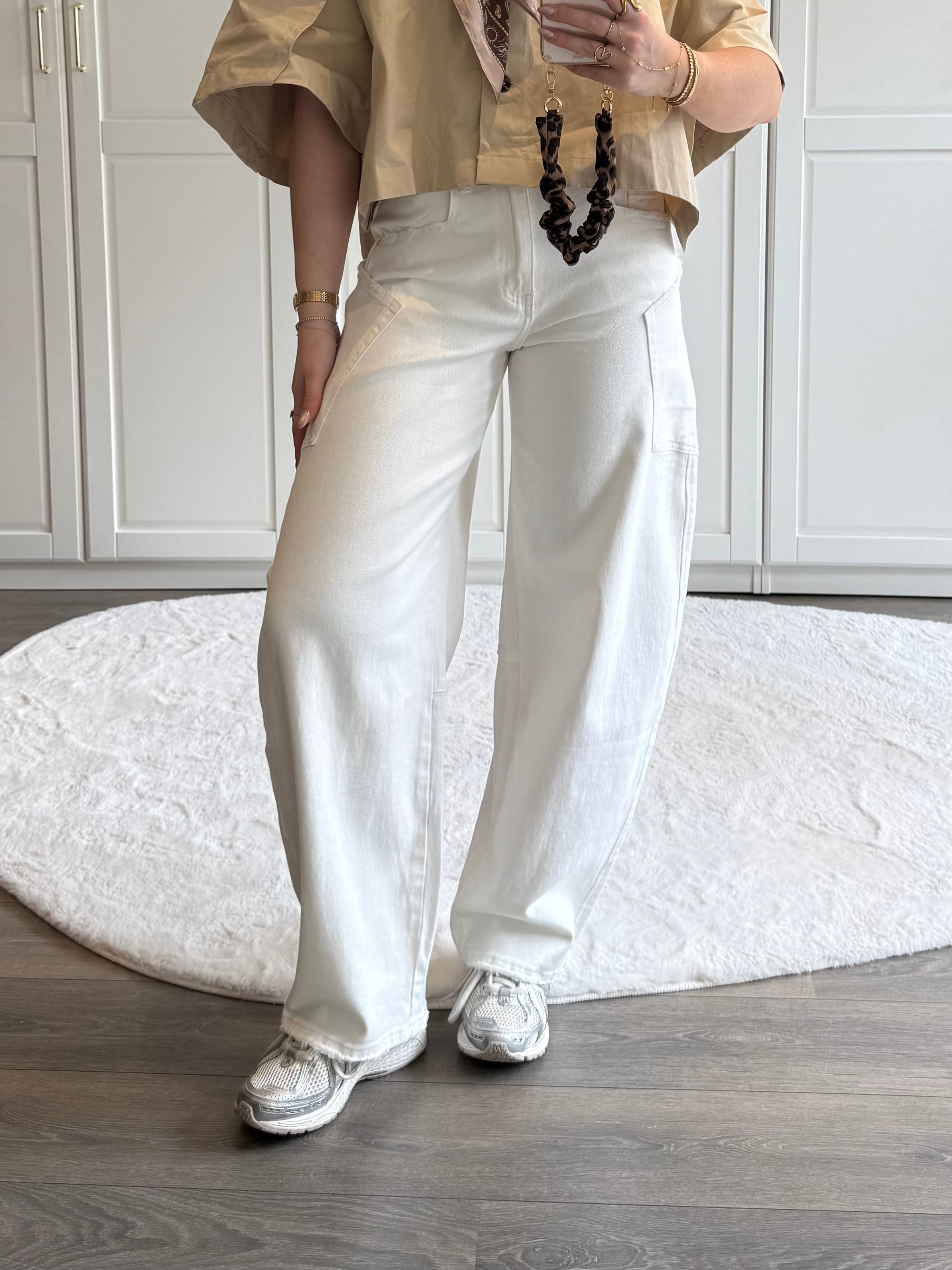 Balloon Jeans 3832-B | Wit