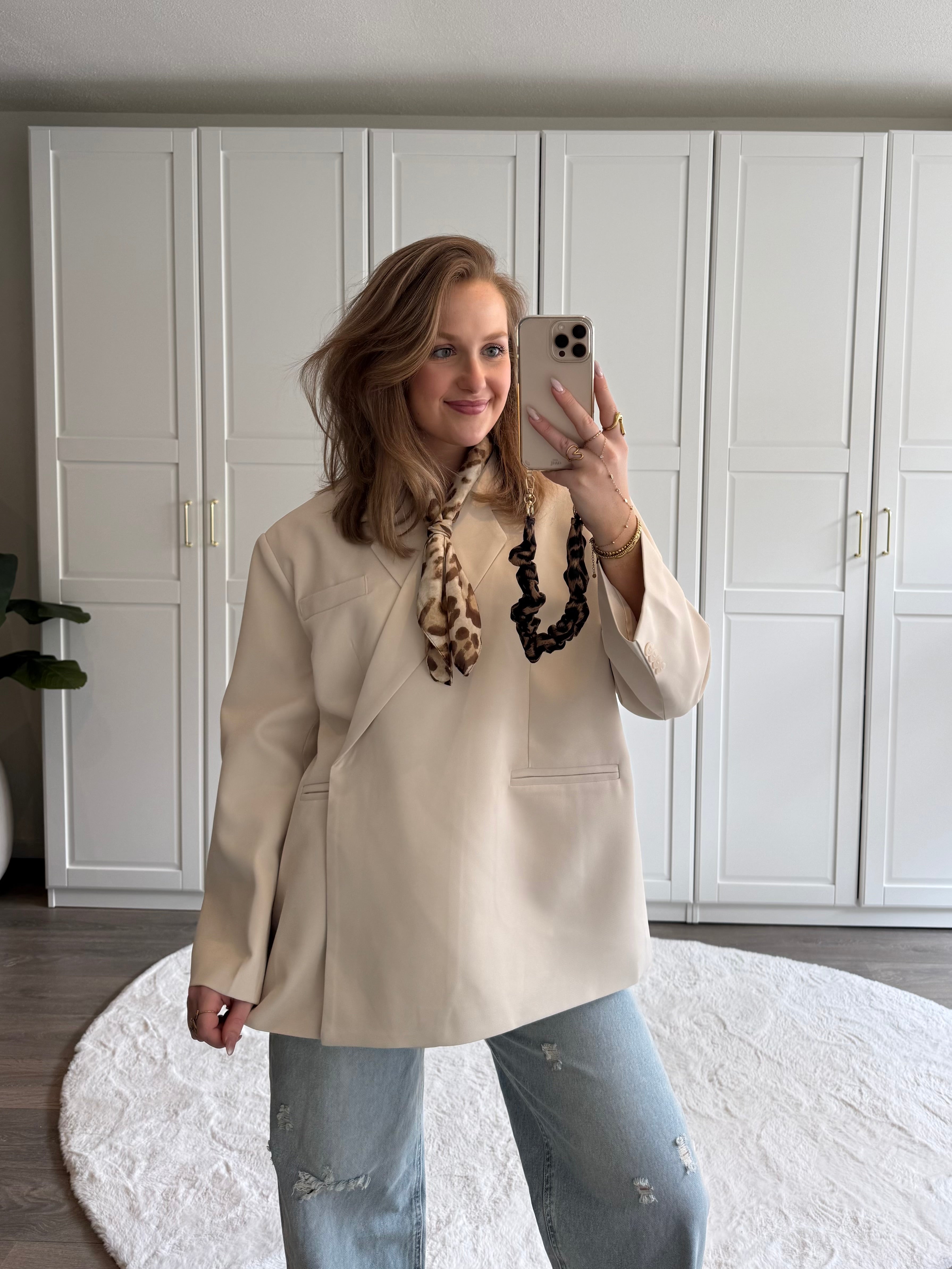 Boxy Blazer Jasmijn | Ecru