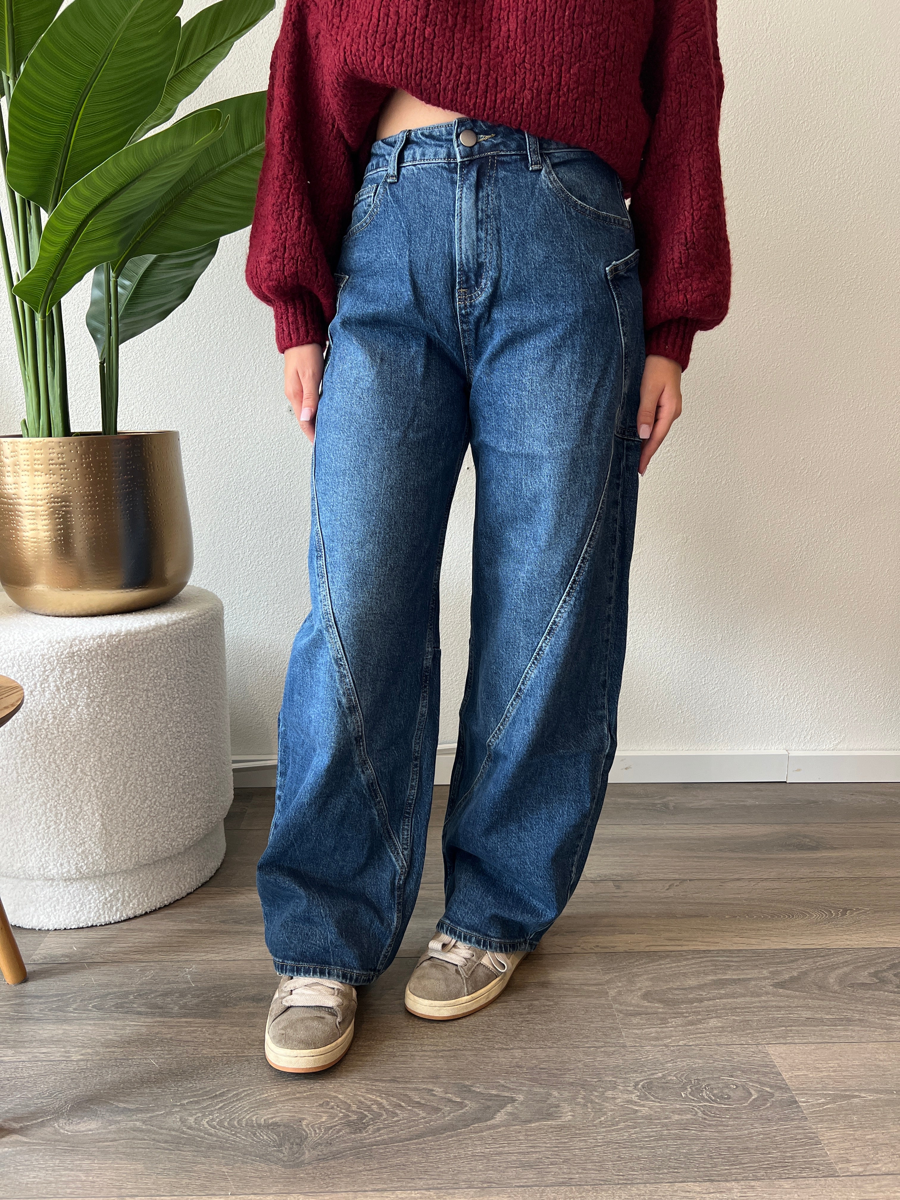 Petite Ballon Jeans 7370 | Blauw