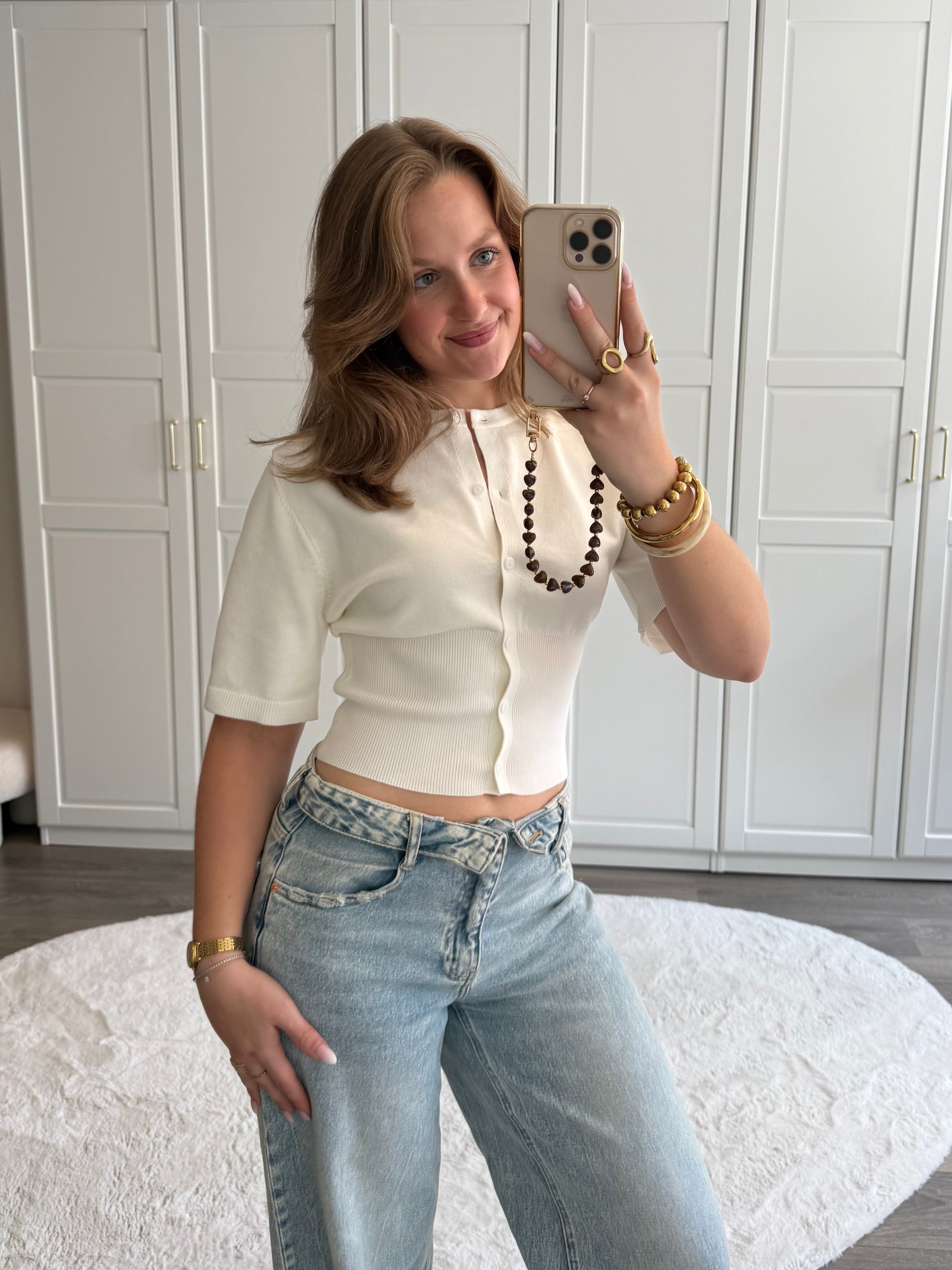 Vest Anniek | Creme
