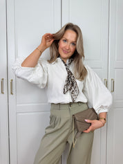 Denim Blouse Charlie | Wit