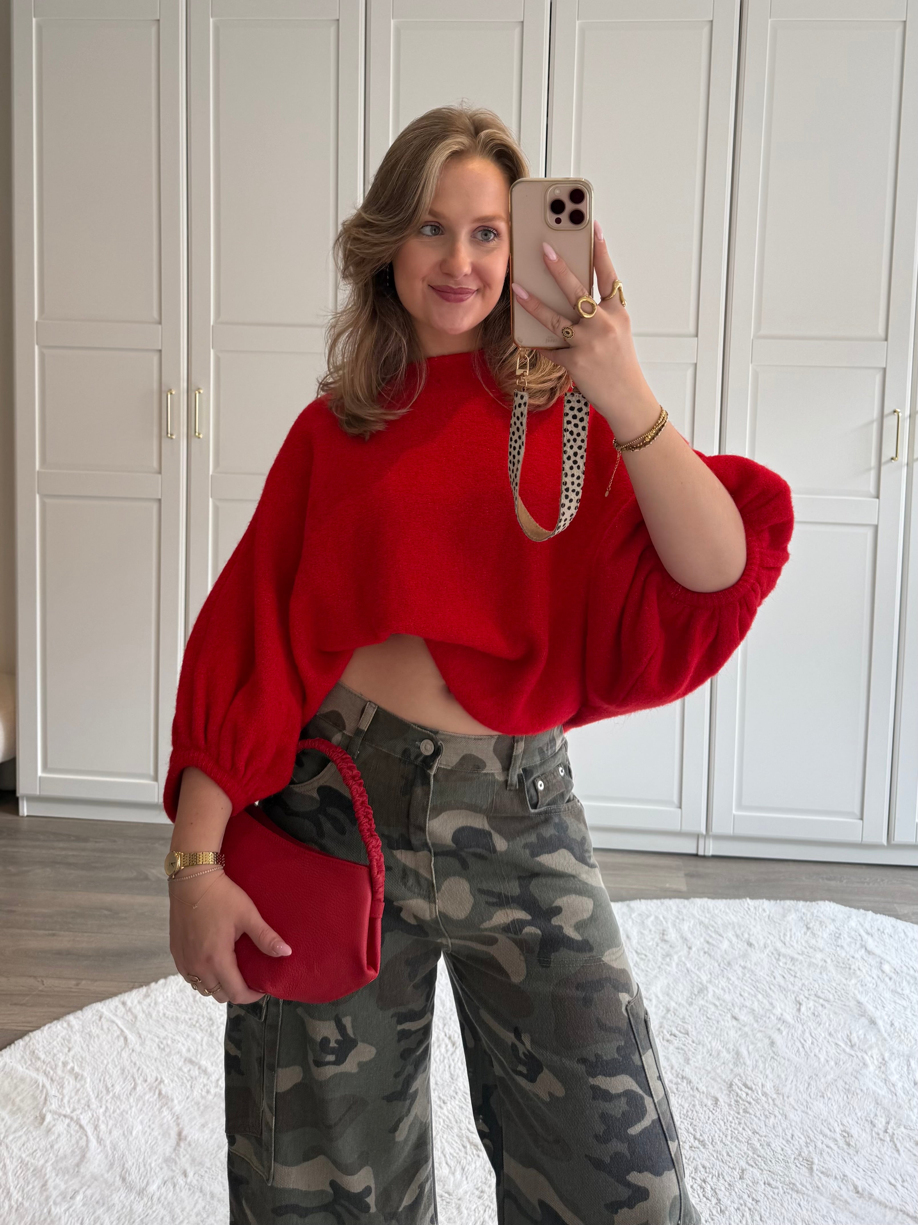 Trui Sascha | Rood
