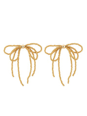 Bow Oorbellen | Goud