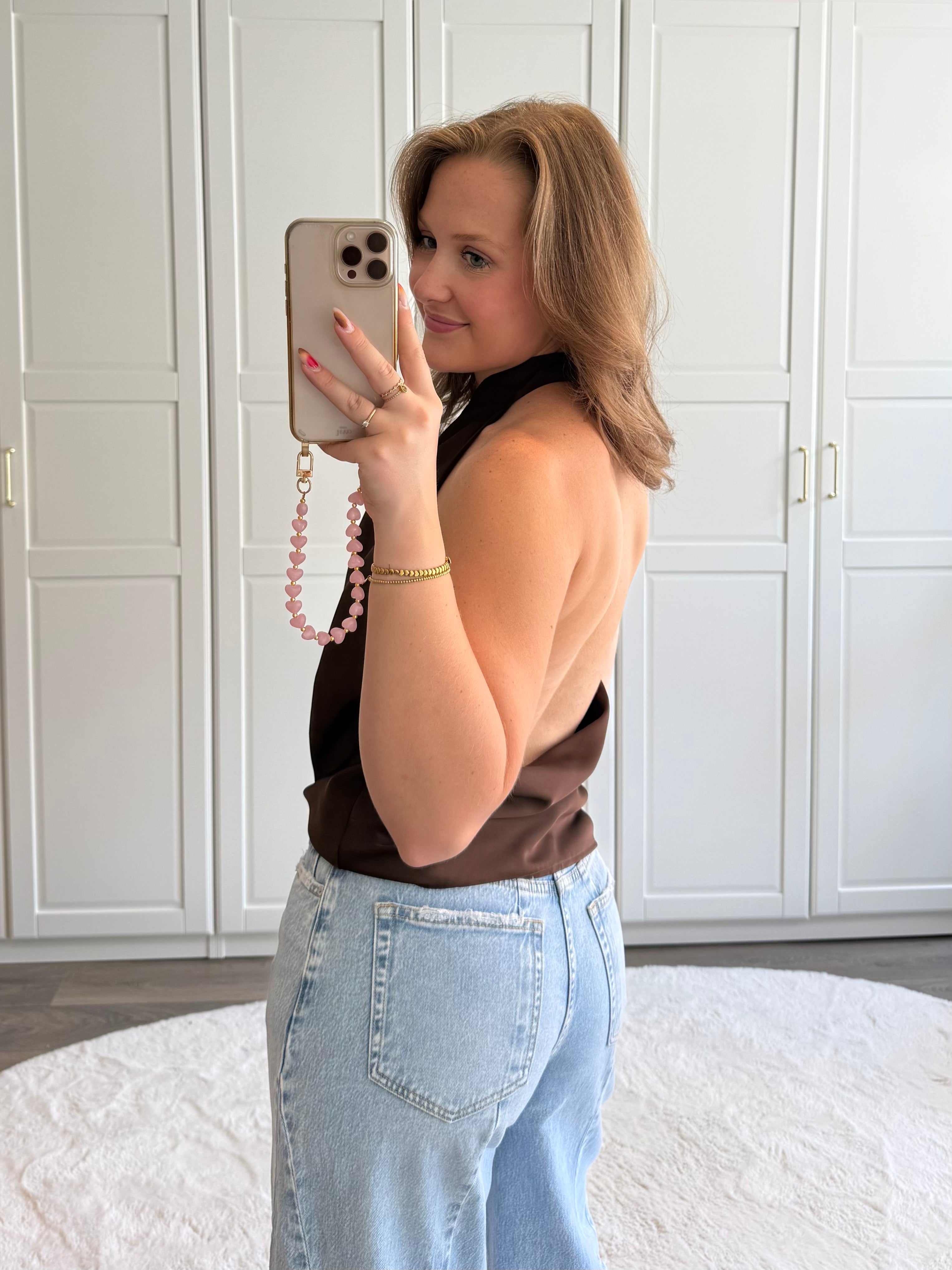 Halter Top Rosa | Bruin