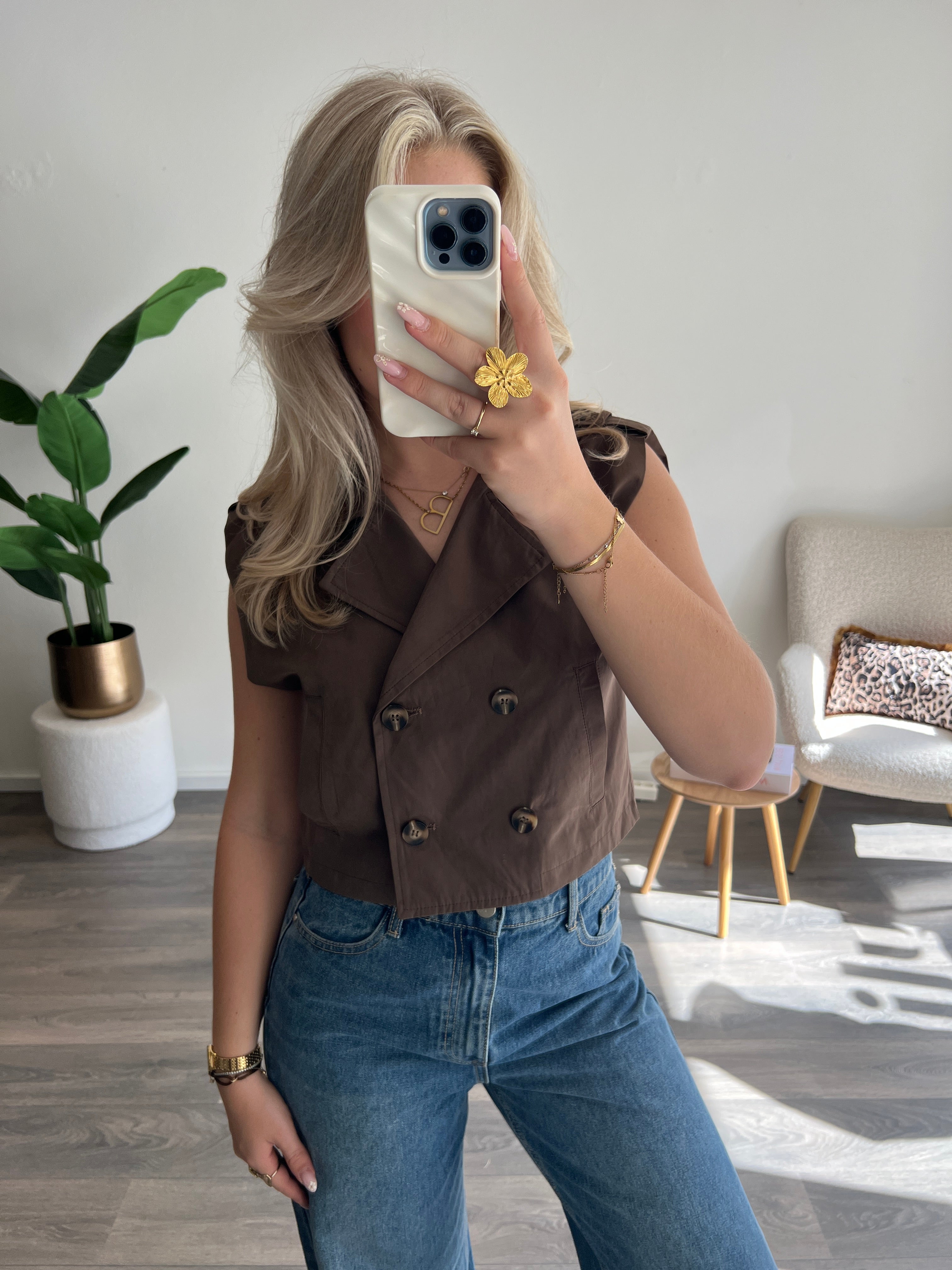 Trench Gilet Robin | Taupe
