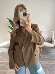 Boss Babe Blazer Lynn | Camel