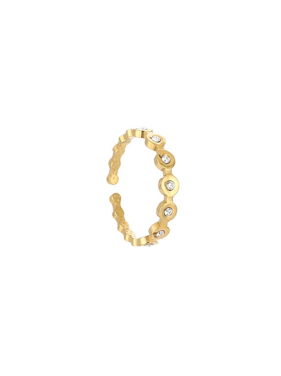 Zirkonia Classy Ring | Wit