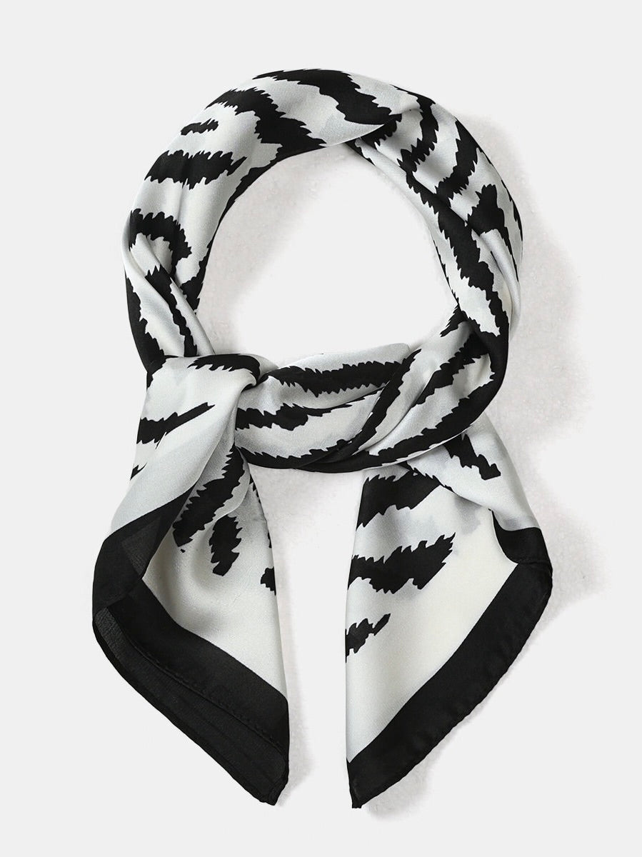 Sjaal Zebra | Zwart