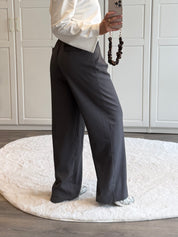 Pantalon Tess | Donkergrijs