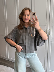 Blouse Demi Chequered | Groen
