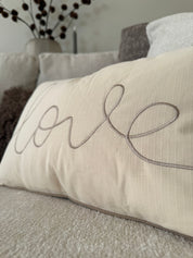 Kussen Love | Creme