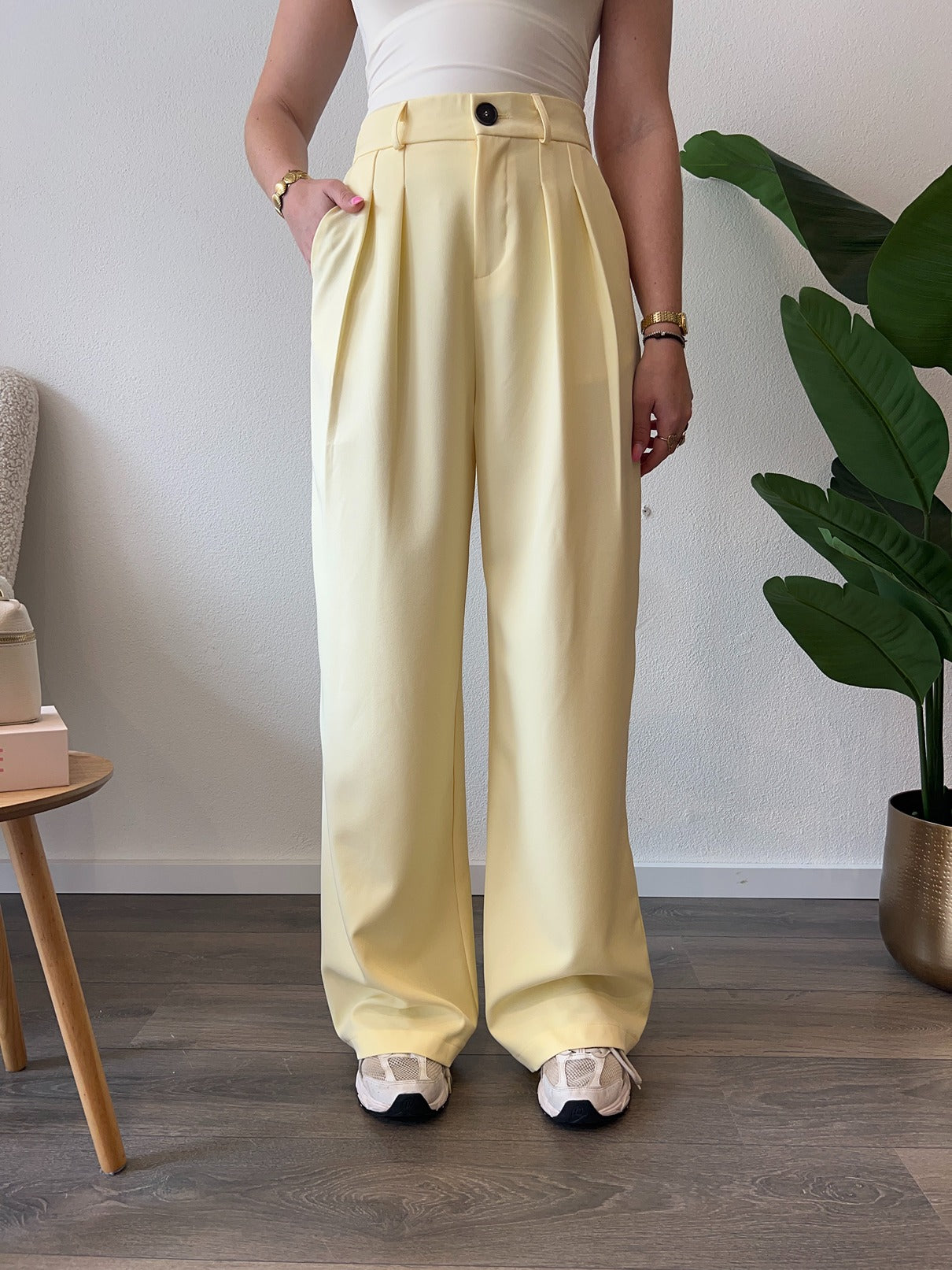 Pantalon Tess | Geel