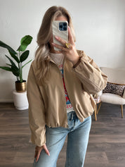 Bomber Trenchcoat | Beige