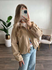 Bomber Trenchcoat | Beige