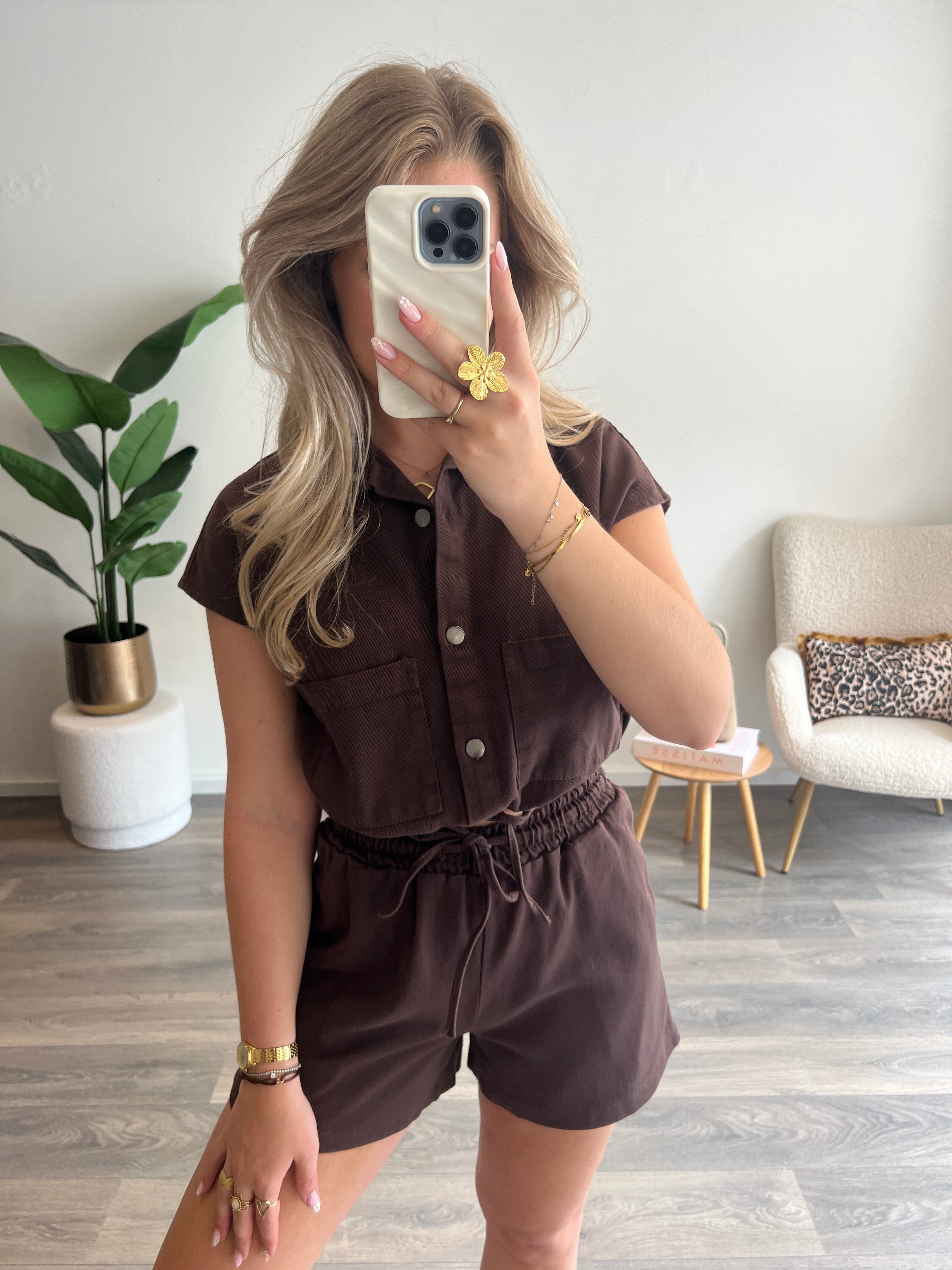 Denim Set Demi | Choco