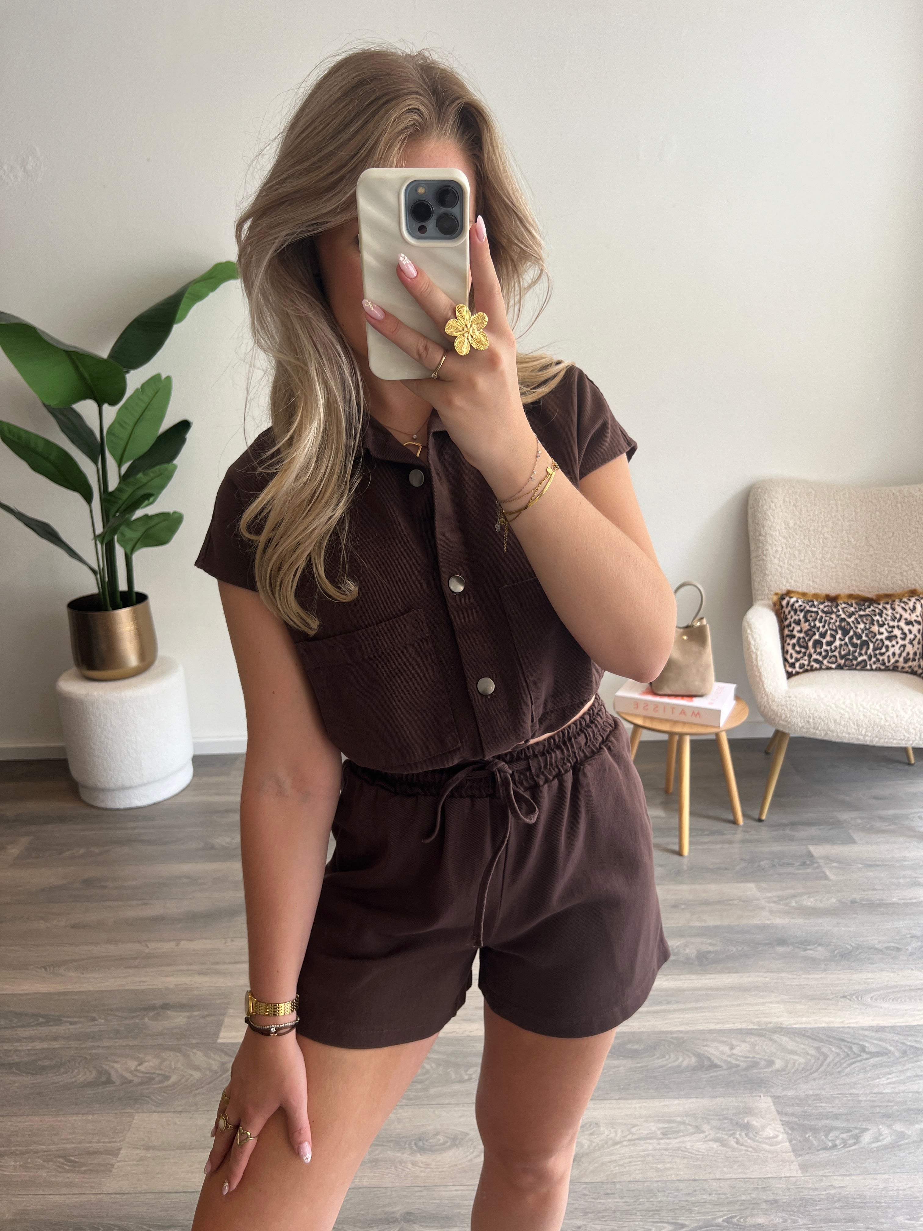 Denim Set Demi | Choco