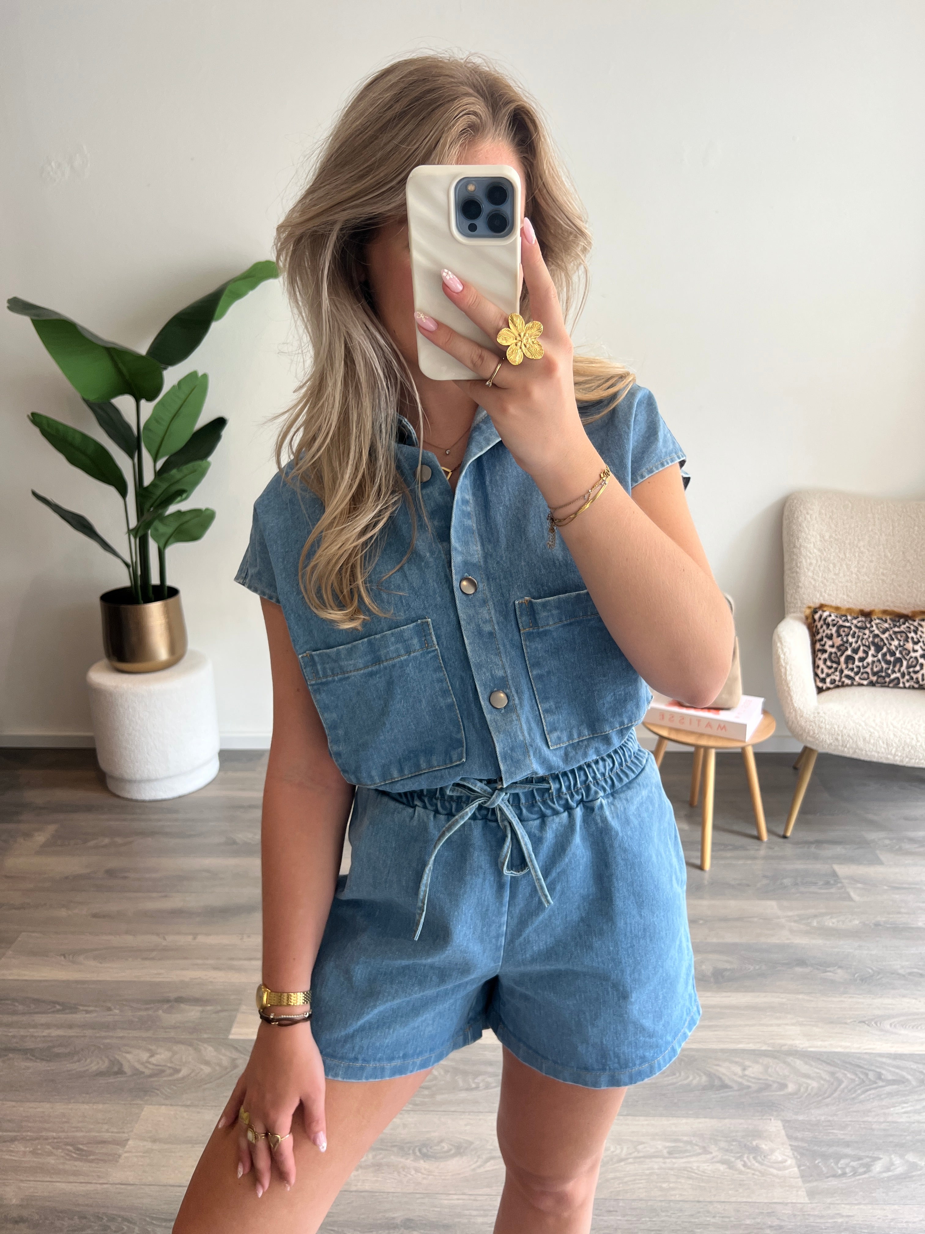 Denim Set Demi | Blauw