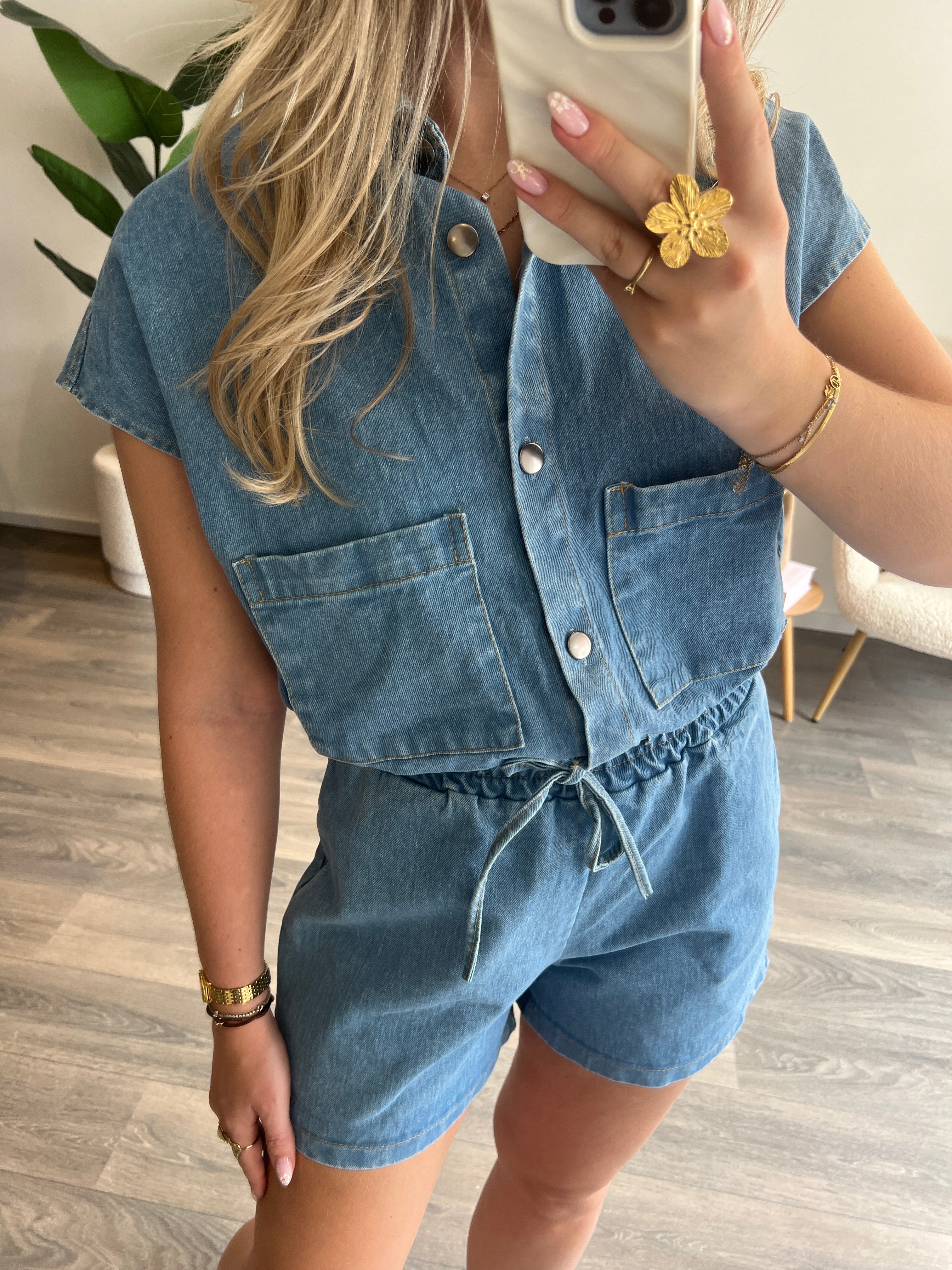 Denim Set Demi | Blauw