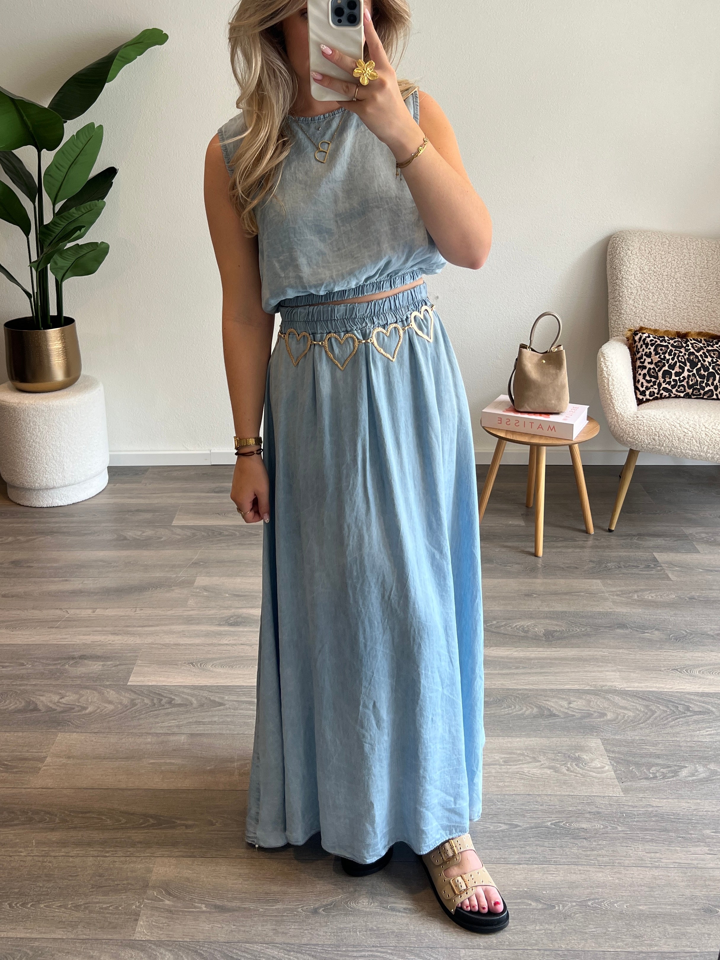 Denim Set Kyra | Blauw
