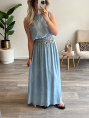 Denim Set Kyra | Blauw