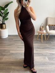 Halter Jurk Kelly | Choco
