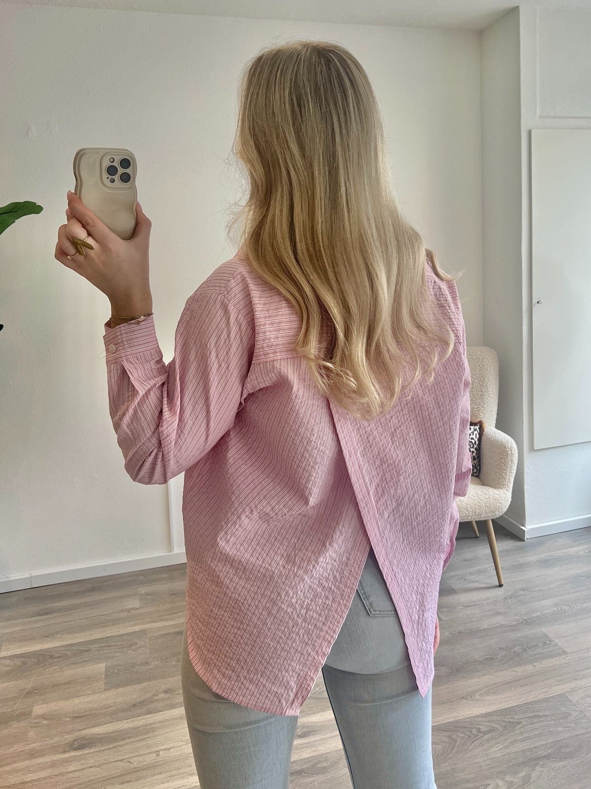 Split Blouse Lotte | Roze