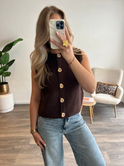 Gilet Lio | Choco