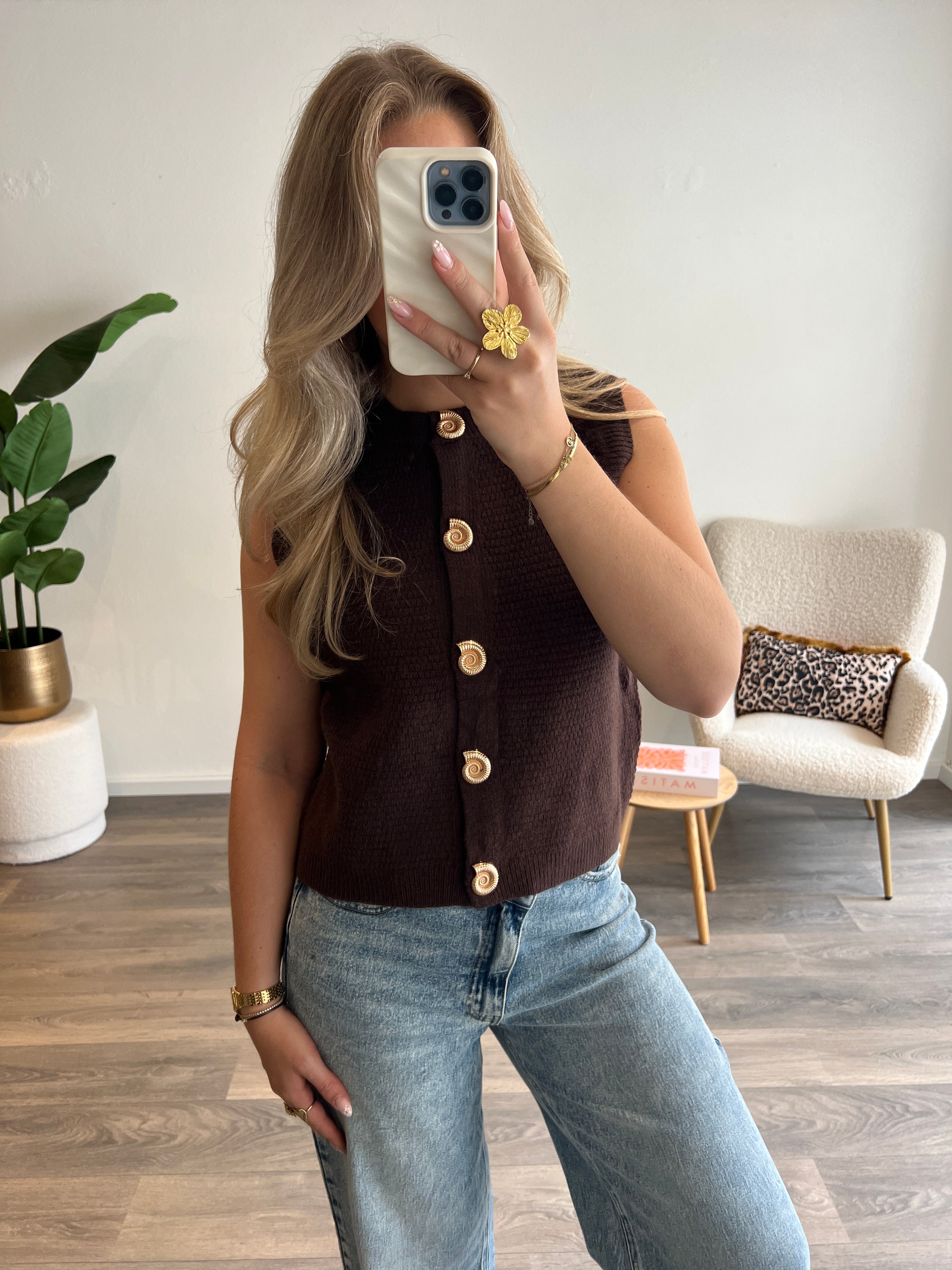 Gilet Lio | Choco