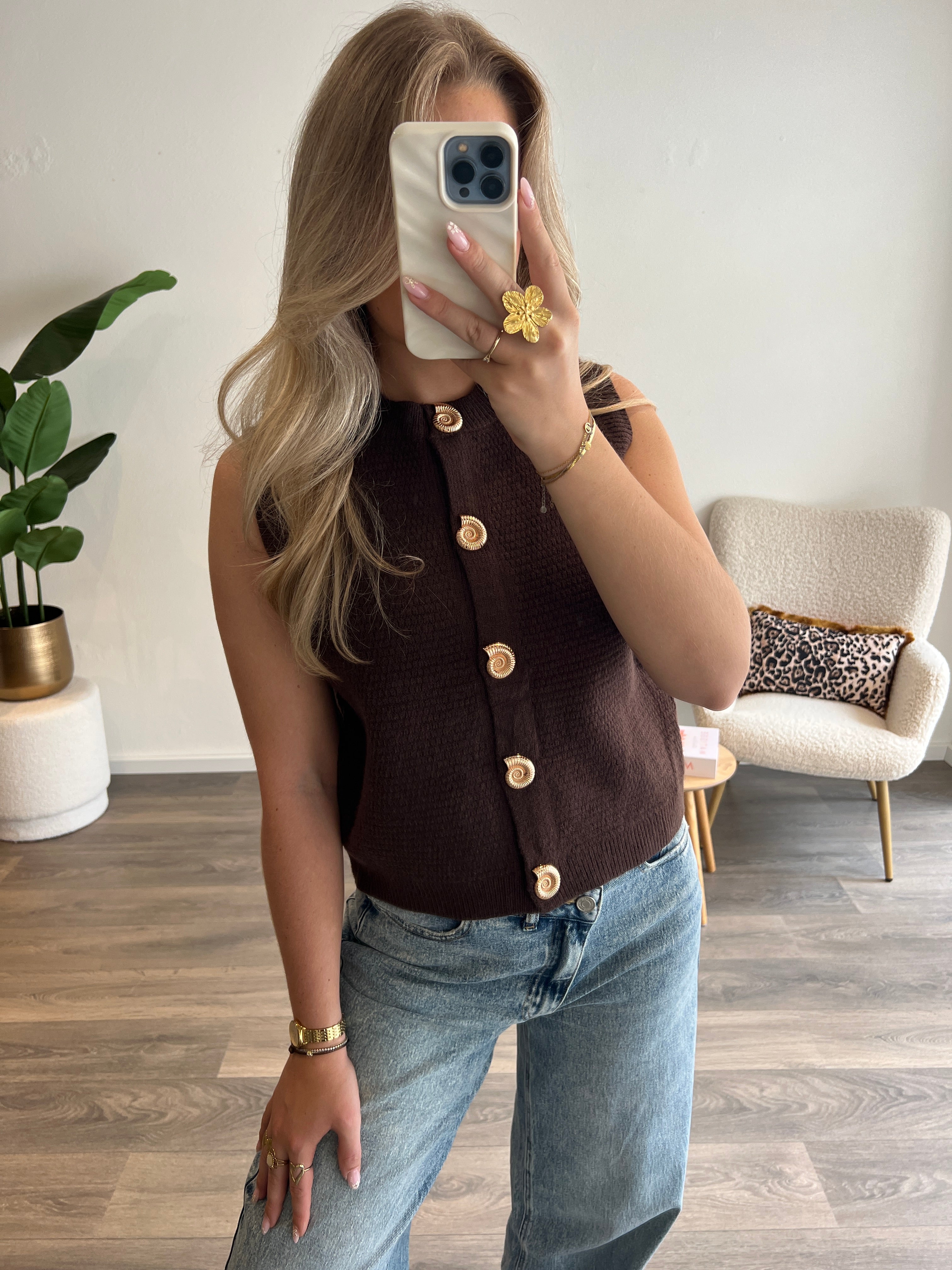 Gilet Lio | Choco