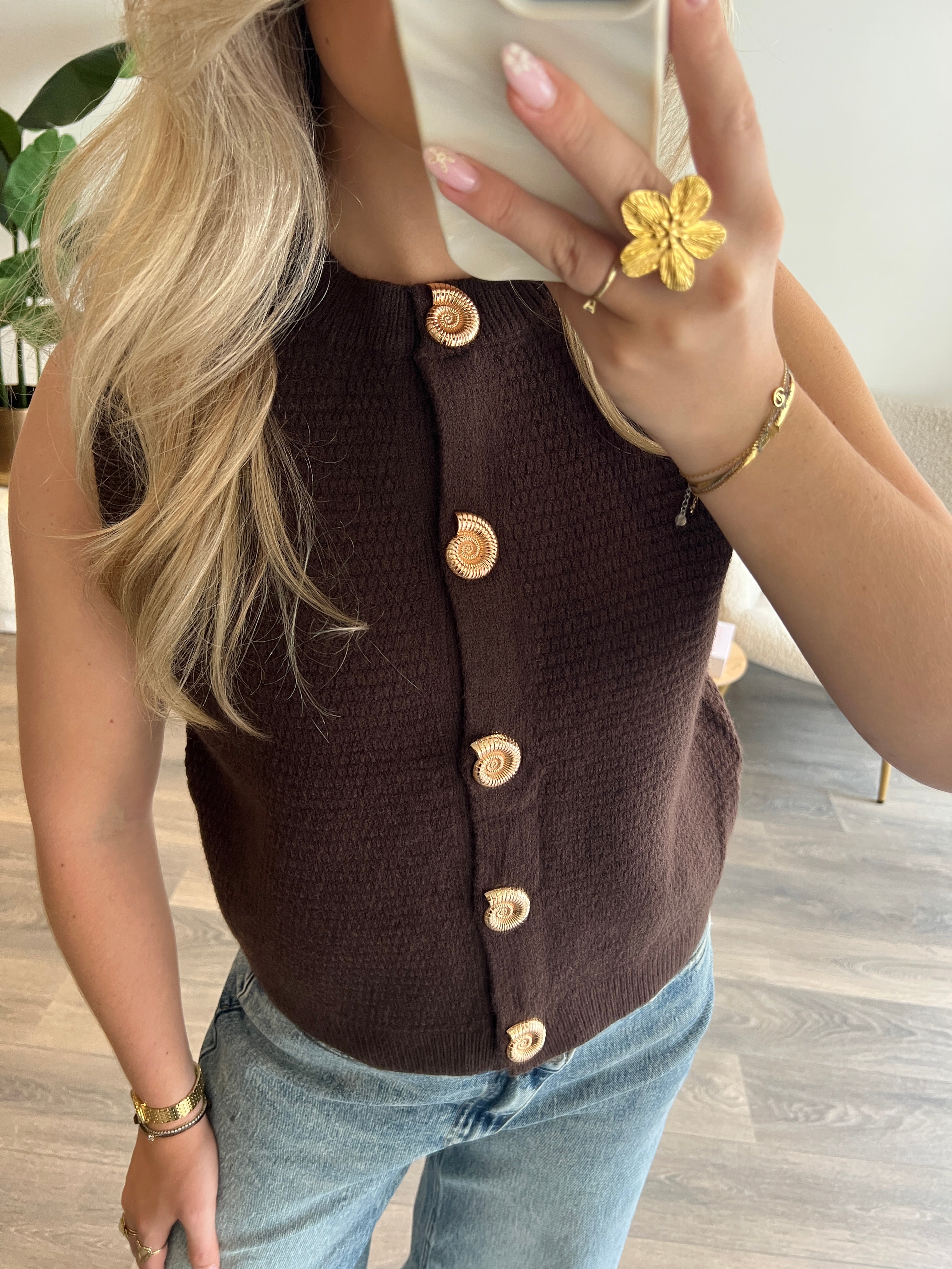 Gilet Lio | Choco