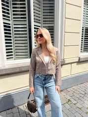 Studs Blazer Saar | Taupe