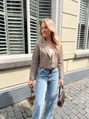 Studs Blazer Saar | Taupe