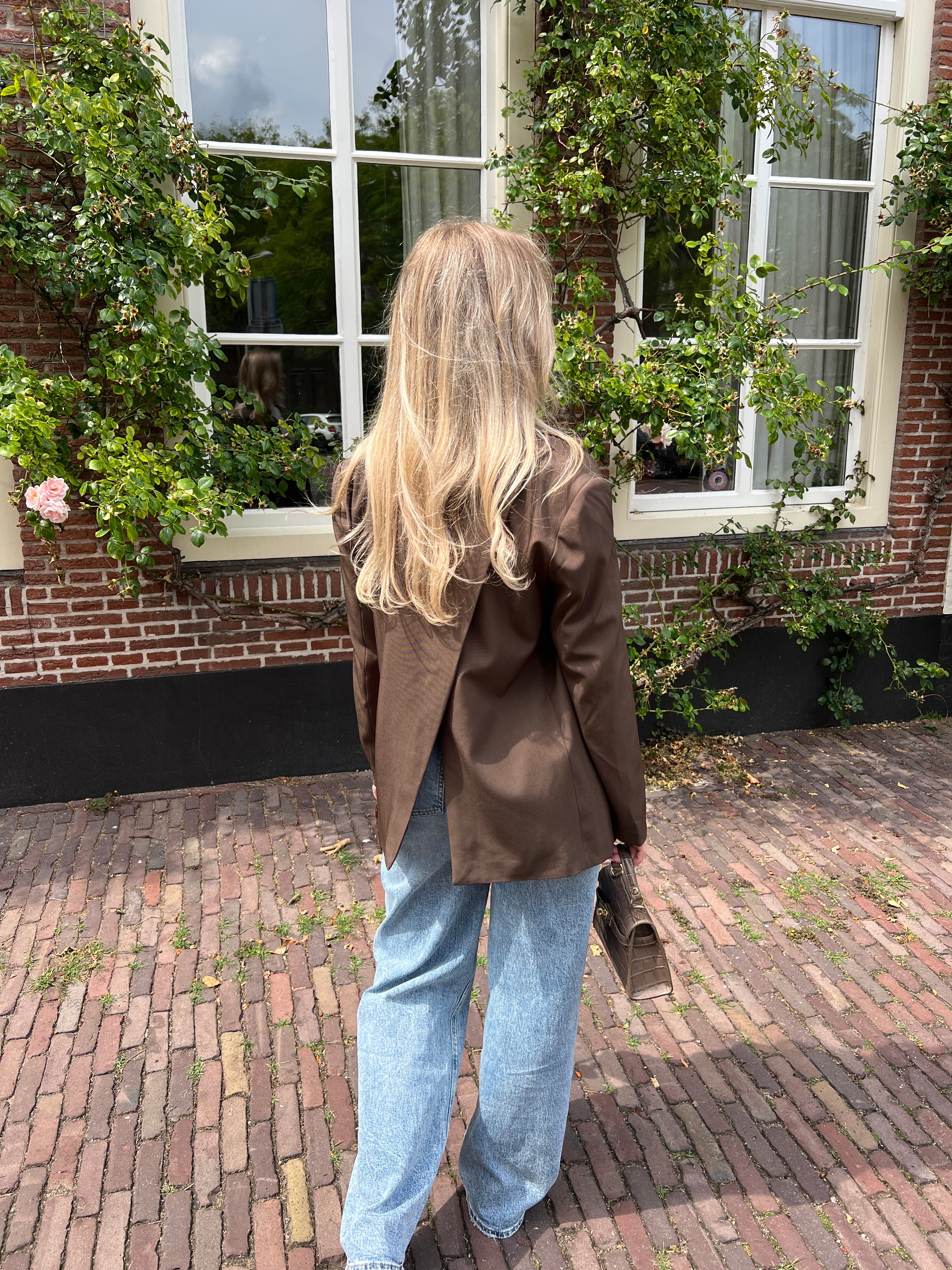 Split Blazer Tess | Choco