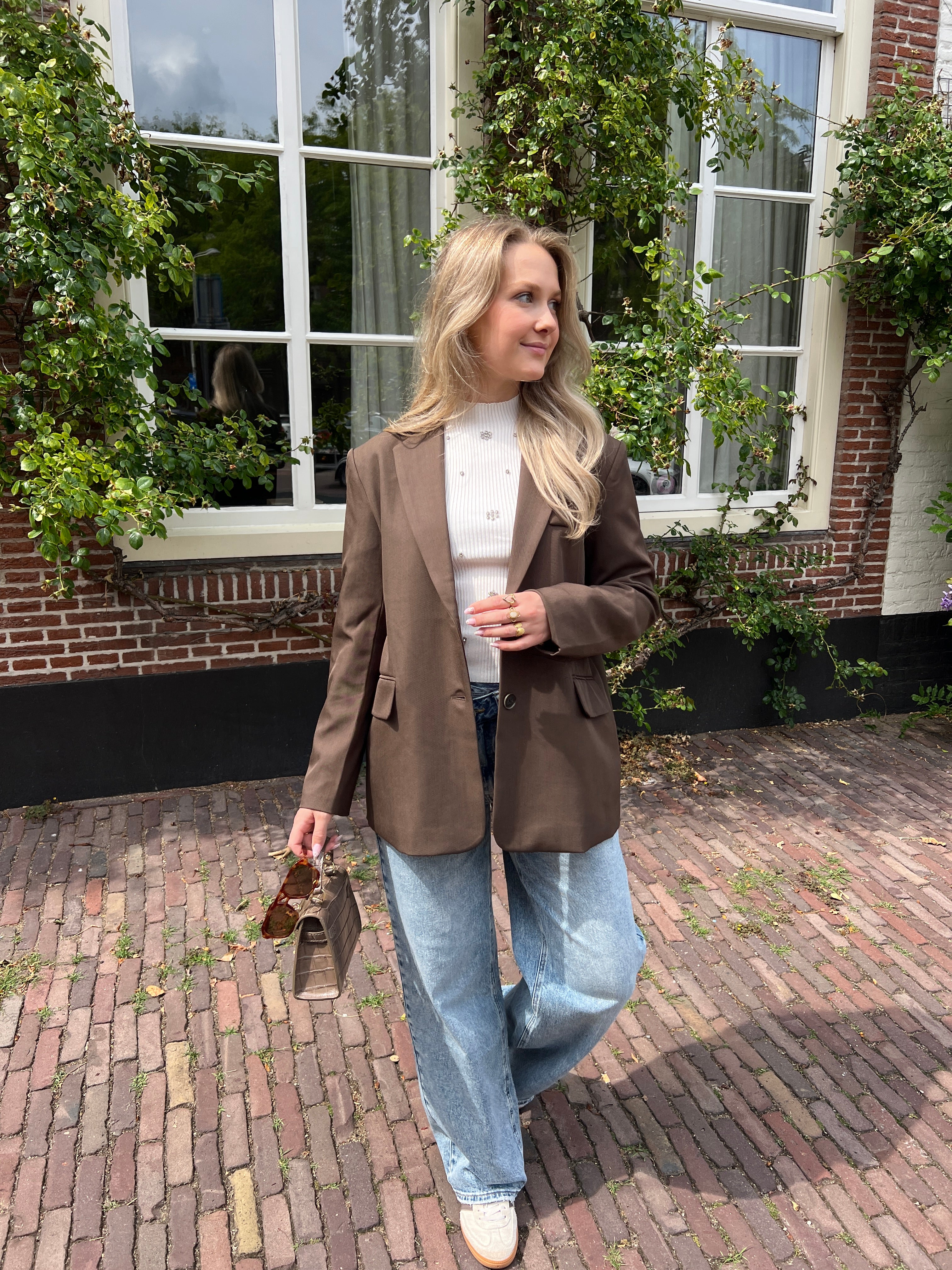 Split Blazer Tess | Choco