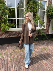 Split Blazer Tess | Choco