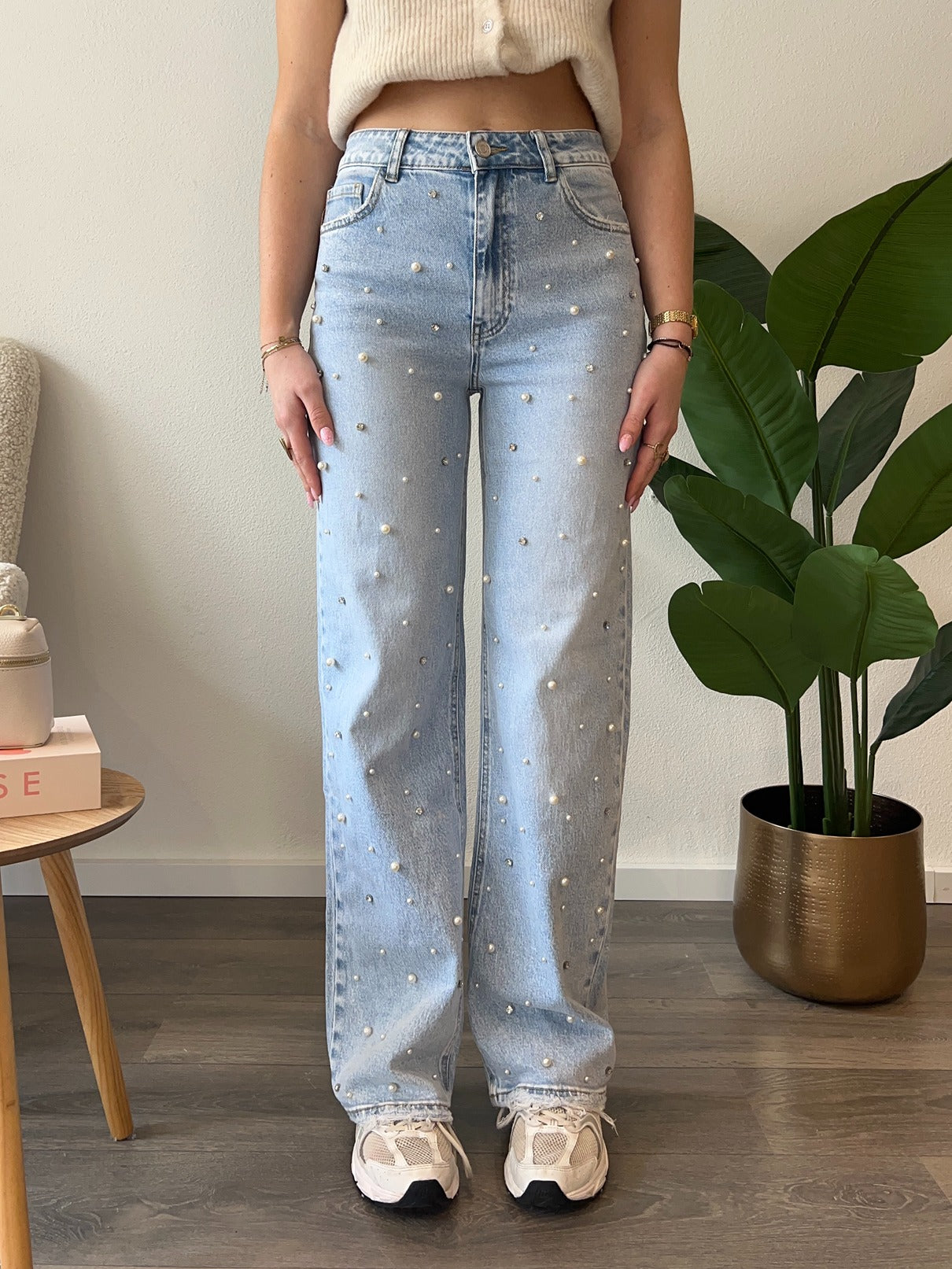 Wide Leg Jeans 3805-2 | Blauw