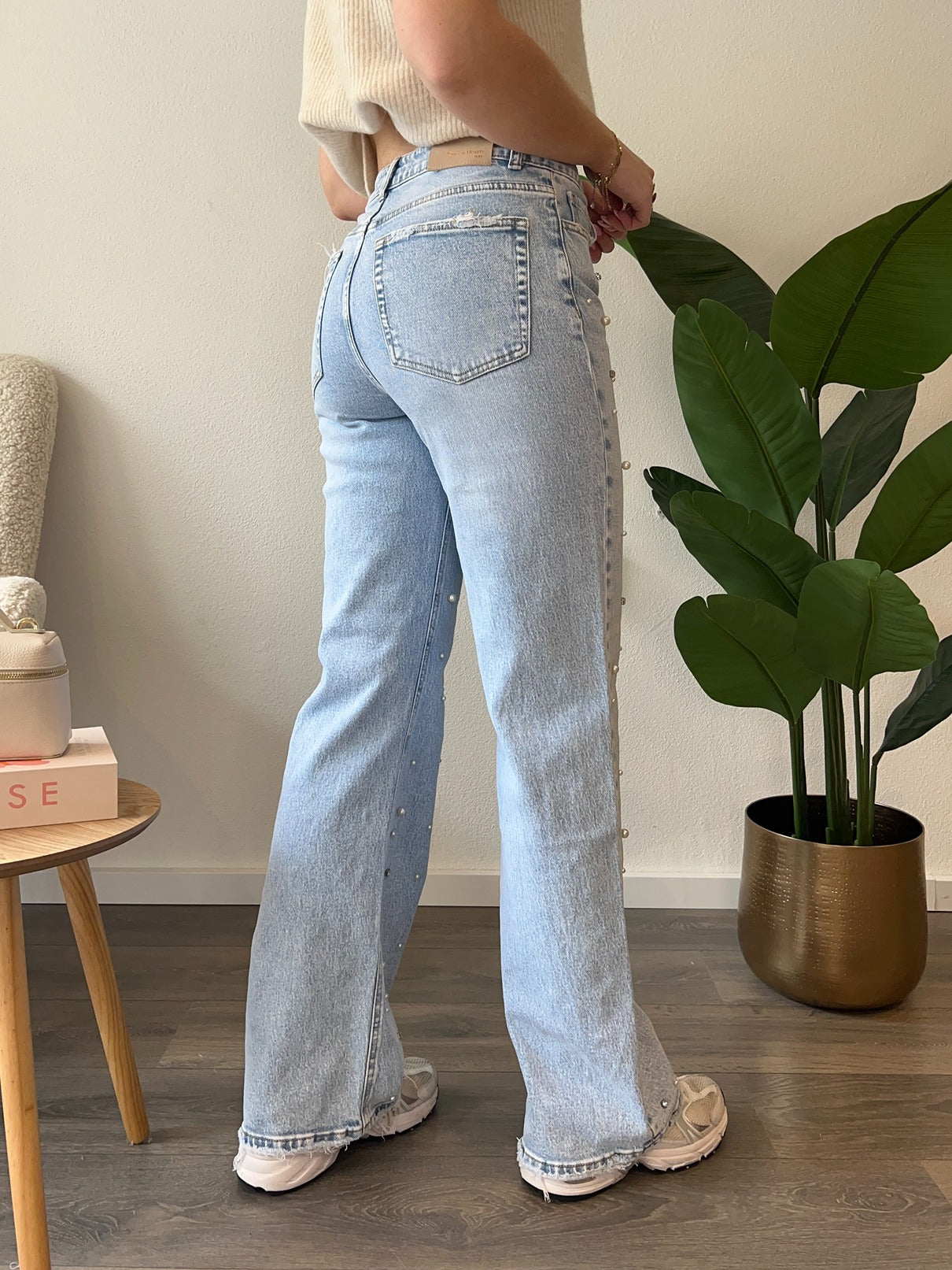 Wide Leg Jeans 3805-2 | Blauw