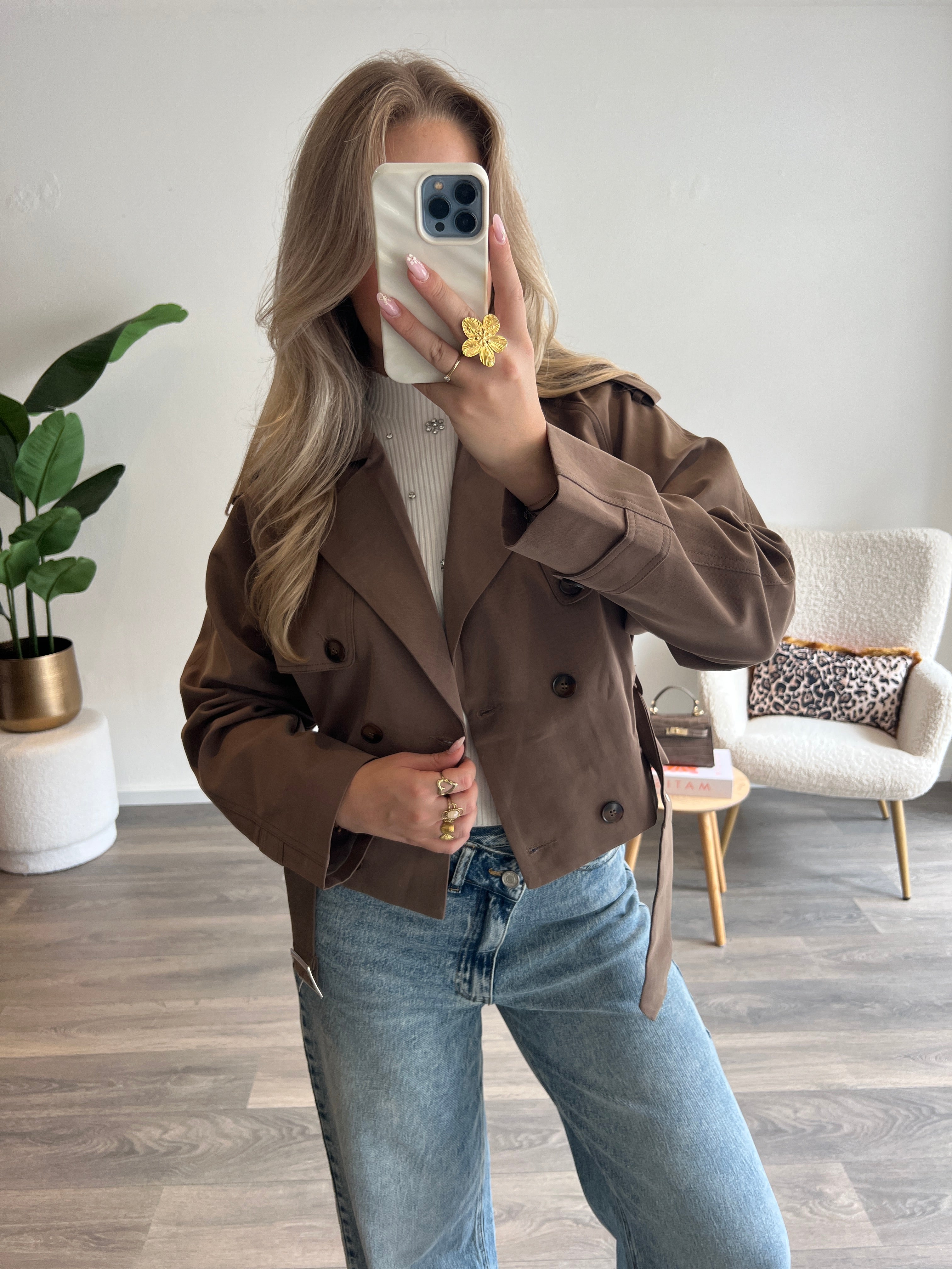 Trenchcoat Lou | Taupe
