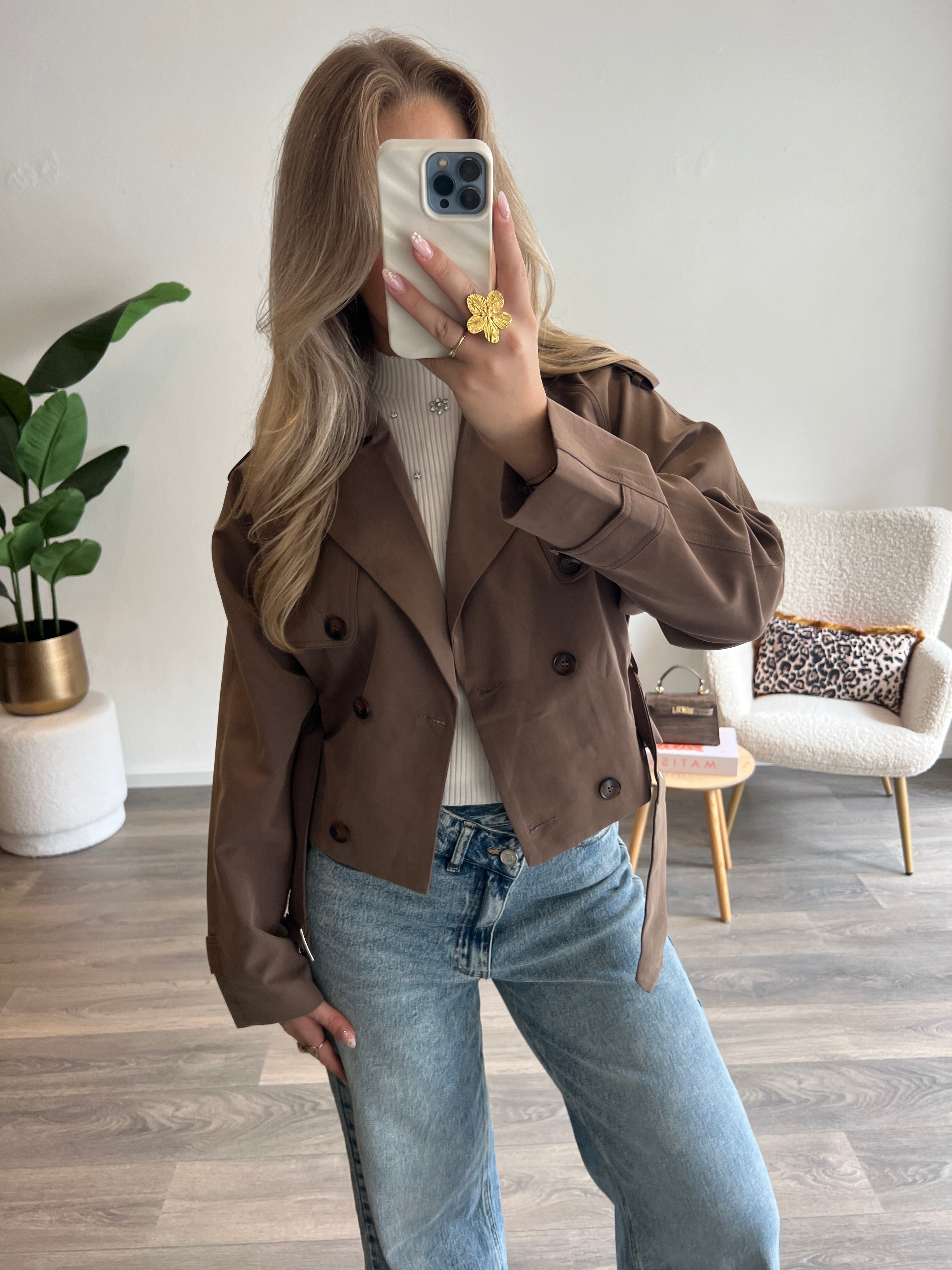 Trenchcoat Lou | Taupe