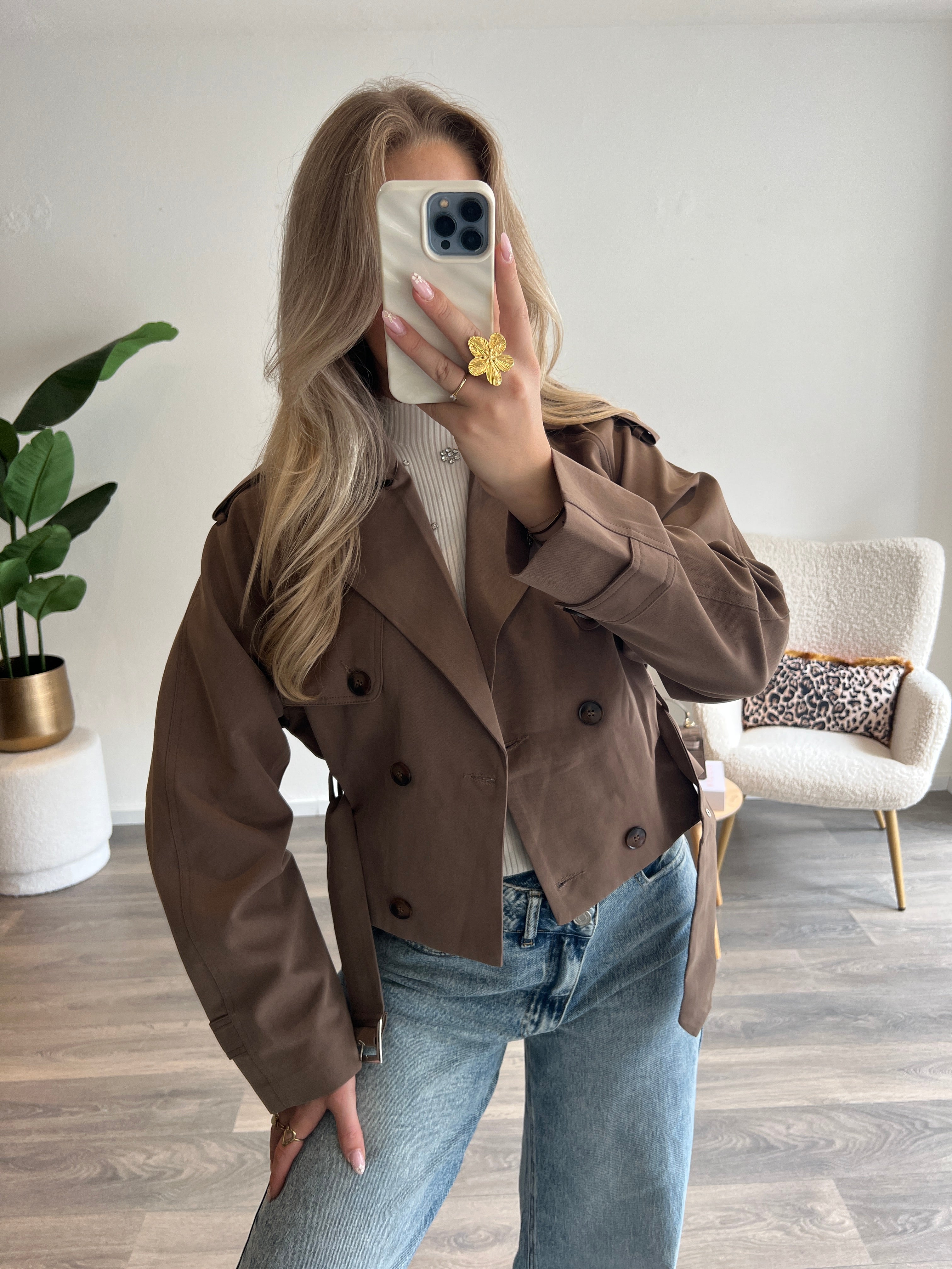 Trenchcoat Lou | Taupe