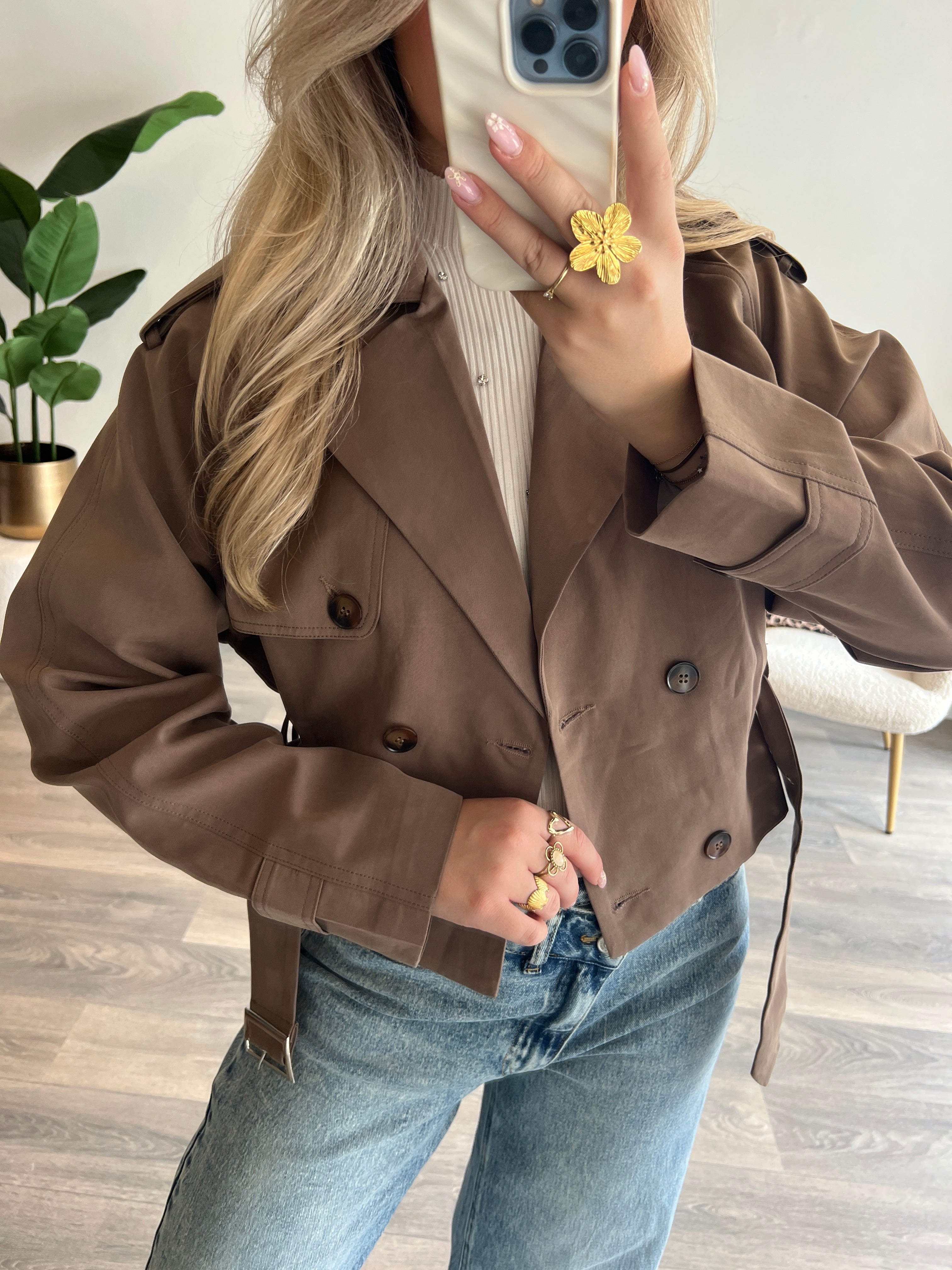 Trenchcoat Lou | Taupe