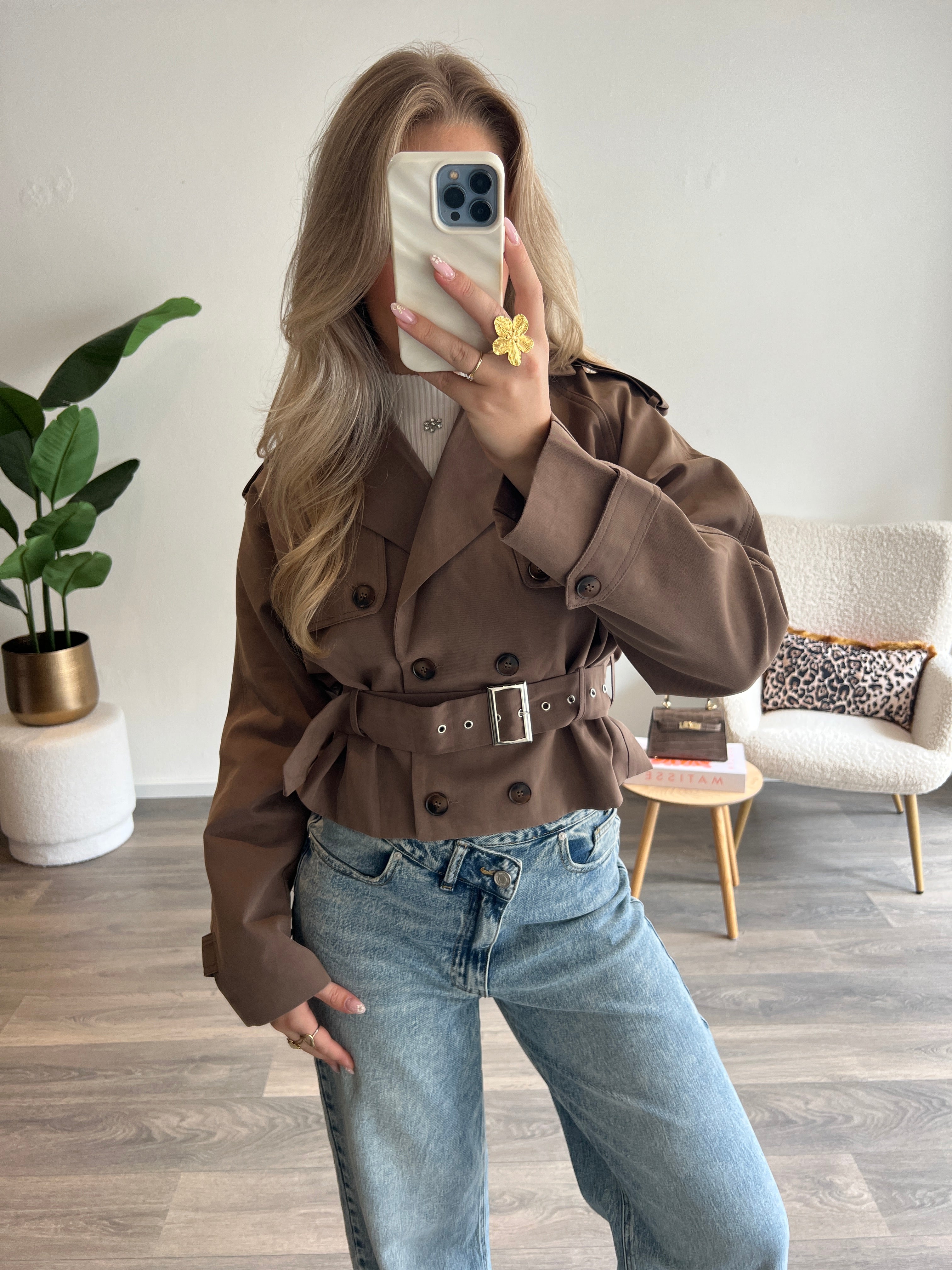 Trenchcoat Lou | Taupe