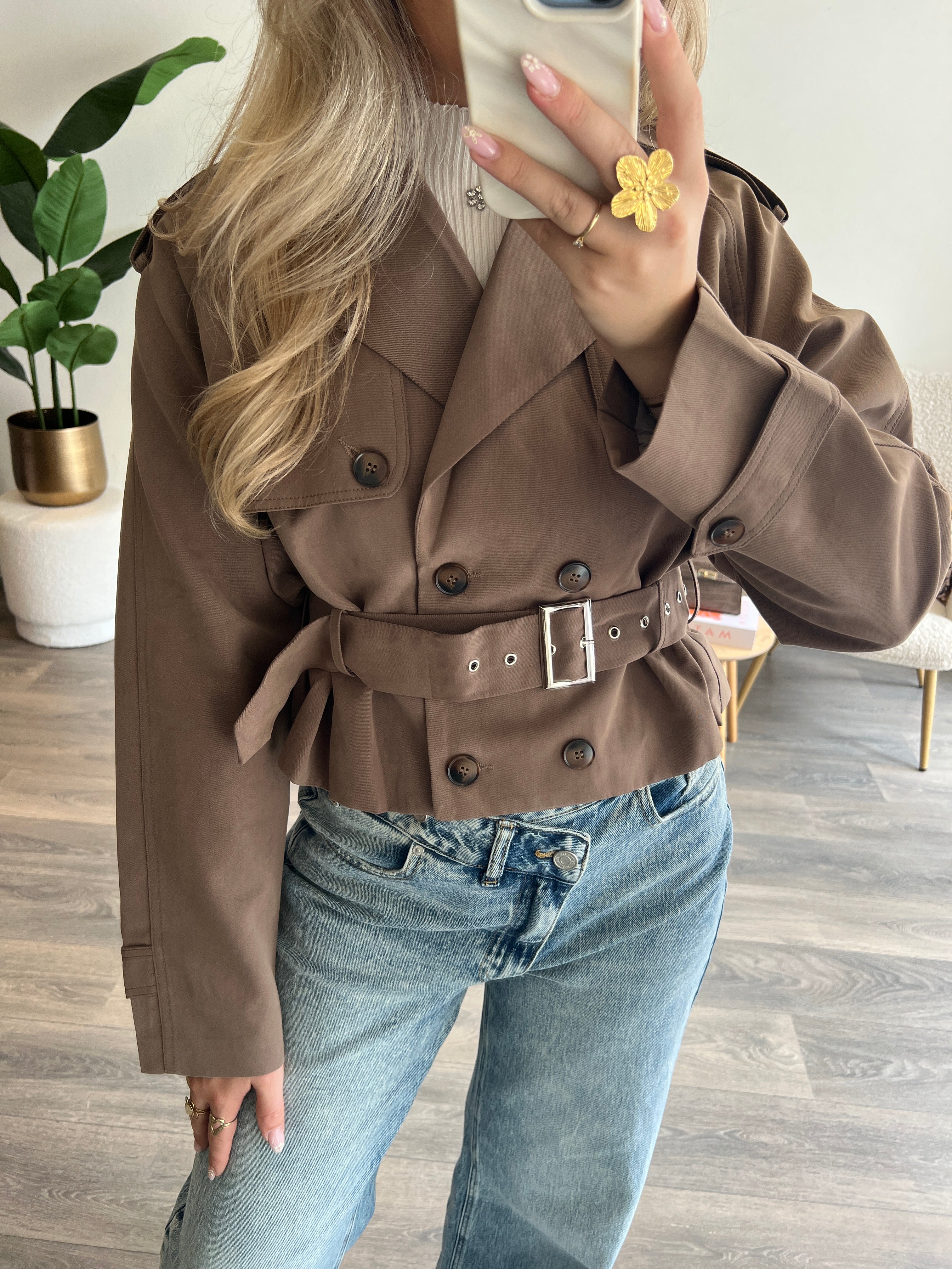 Trenchcoat Lou | Taupe