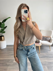Gilet Pleun | Taupe