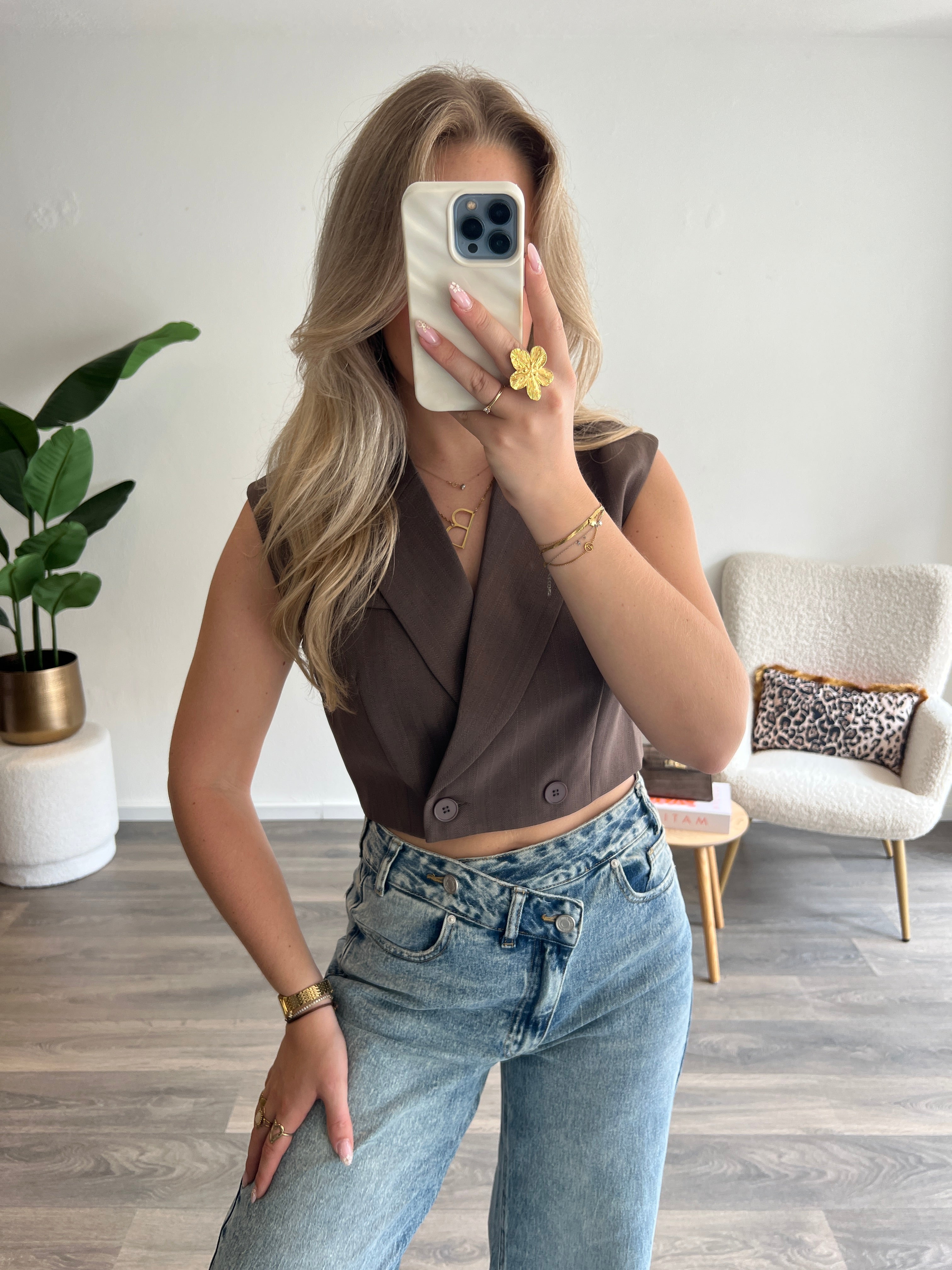 Gilet Pleun | Choco
