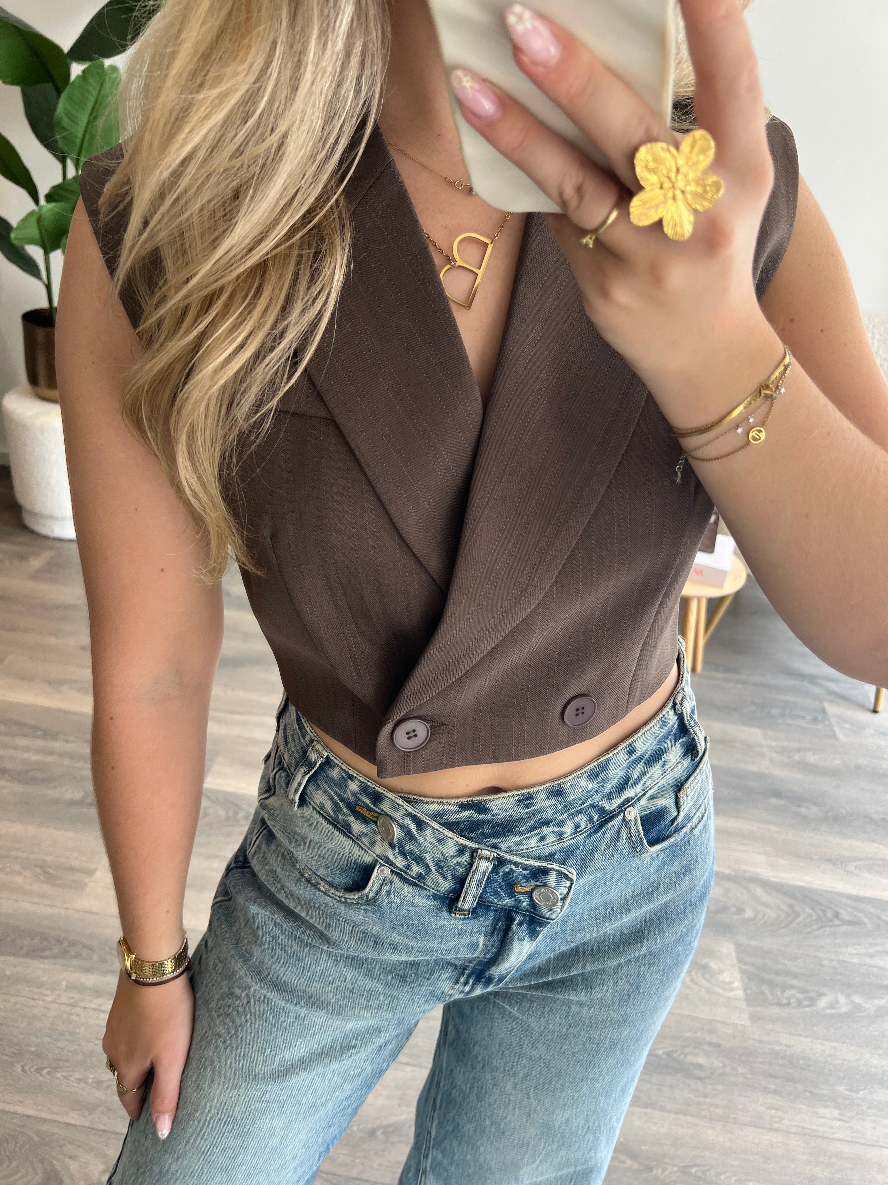 Gilet Pleun | Choco