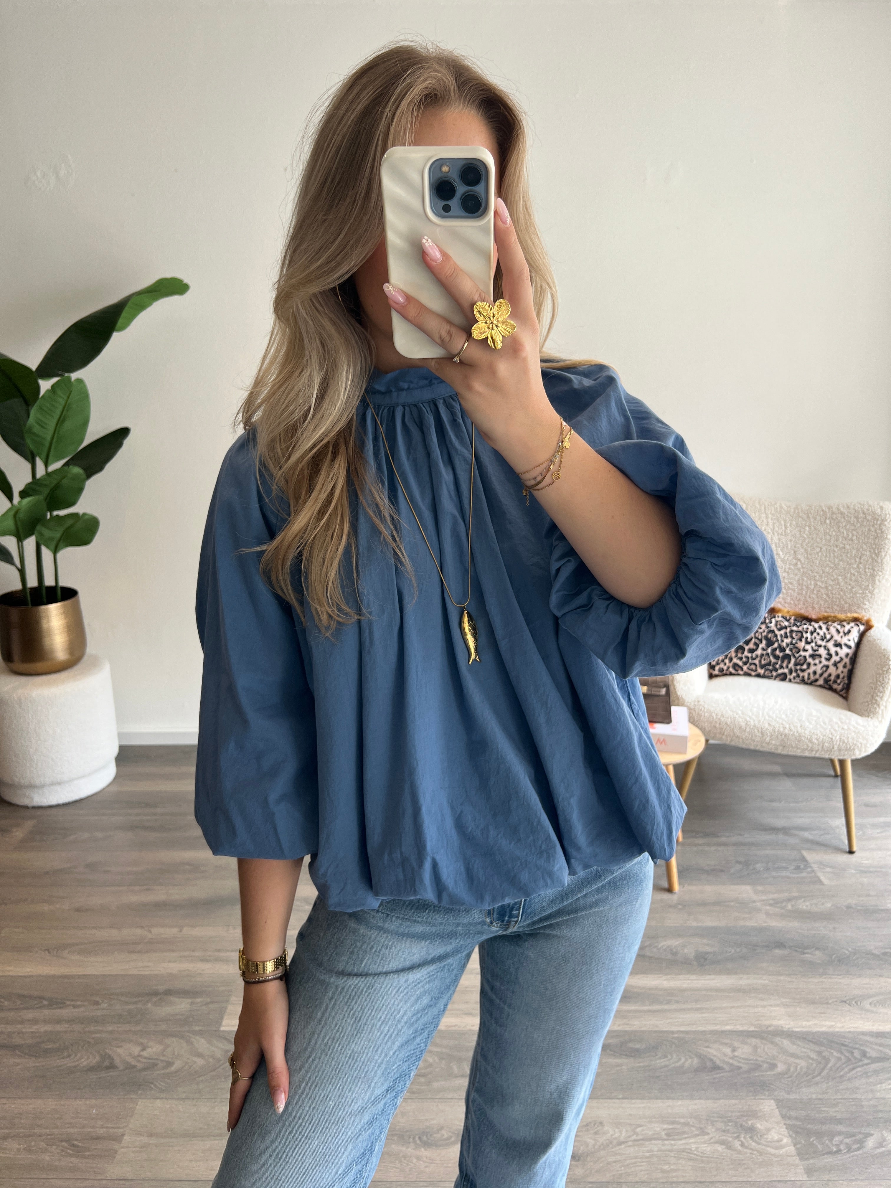 Blouse Coco | Blauw