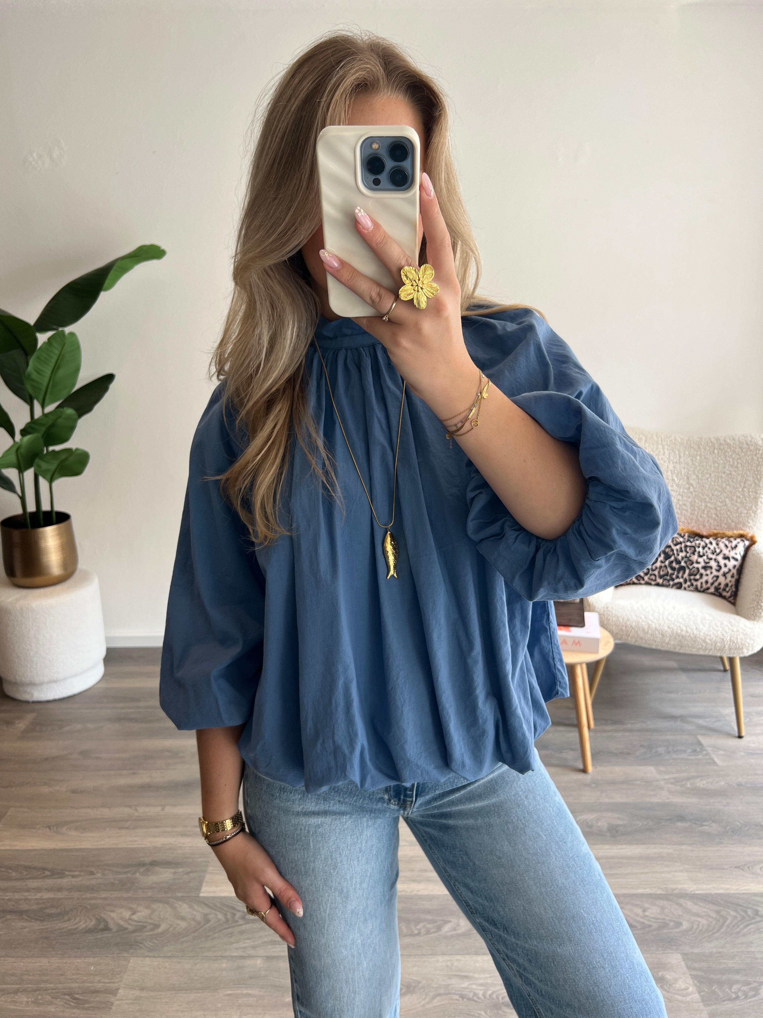 Blouse Coco | Blauw