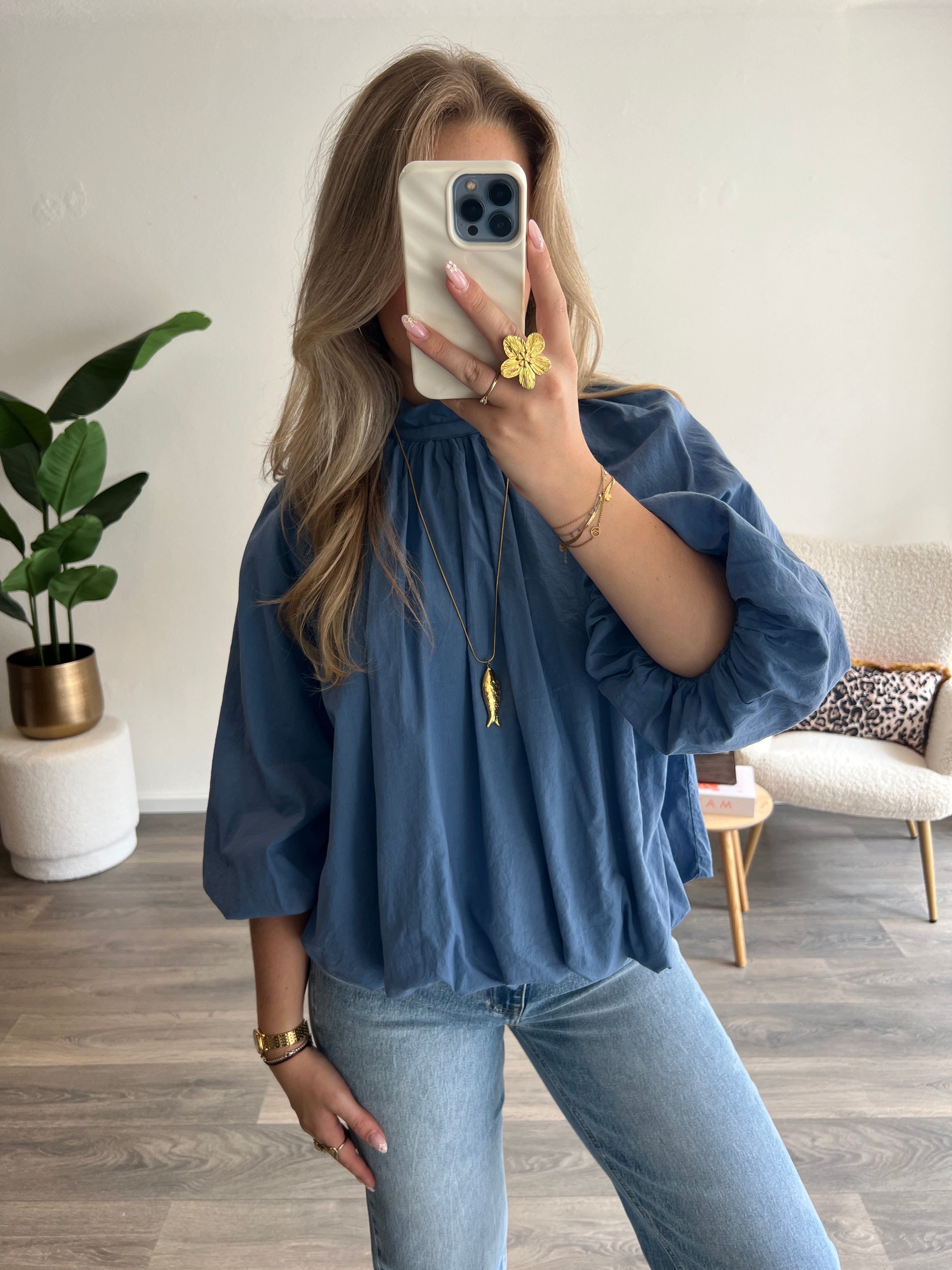 Blouse Coco | Blauw