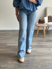Extra Tall Wide Leg Jeans 3806-1 | Blauw